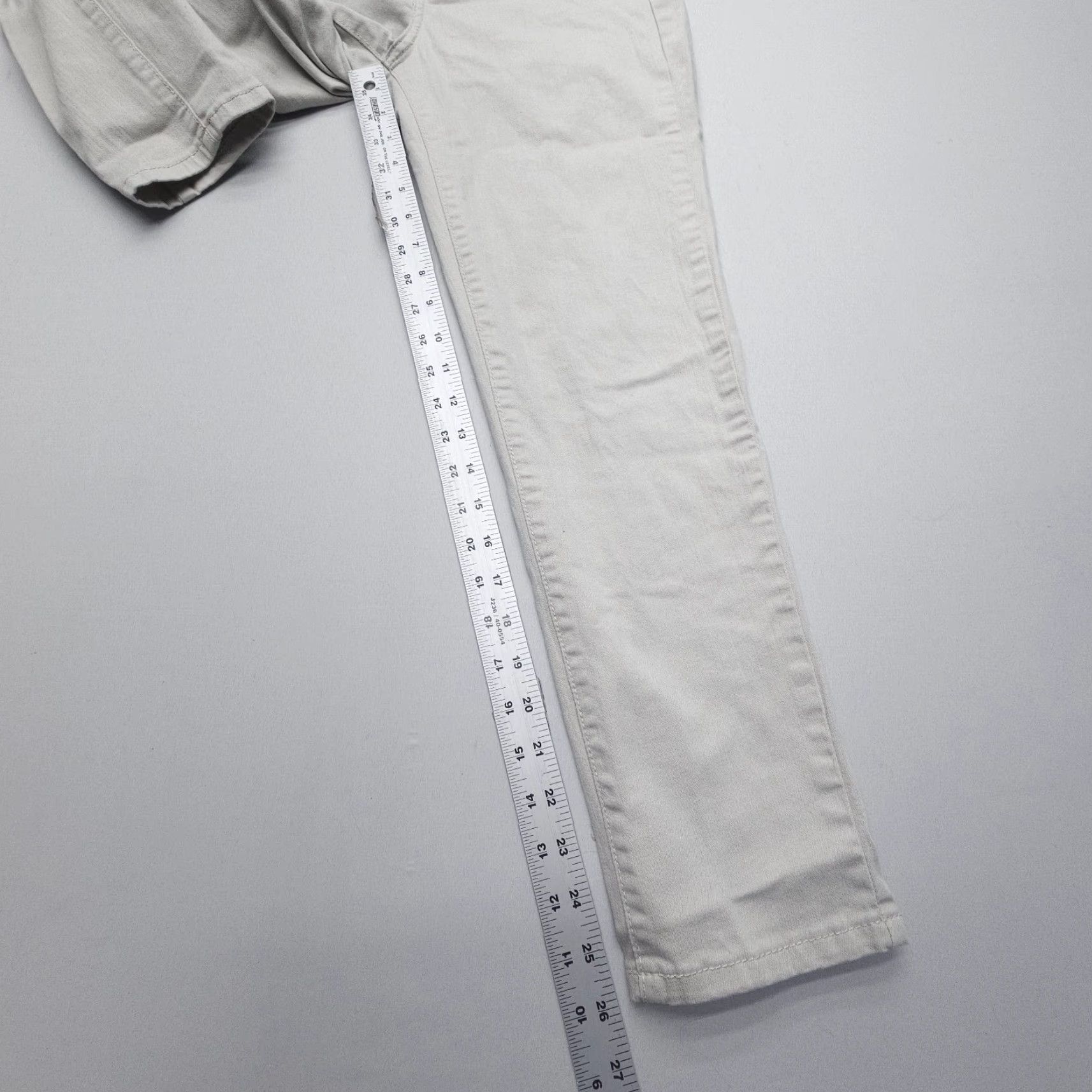 NYDJ VINTAGE NYDJ Ankle Skinny Jeans Womens Size 2 Grey Lift Tuck Stretch Mid Rise Crop Size 26" / US 2 / IT 38 - 7 Thumbnail