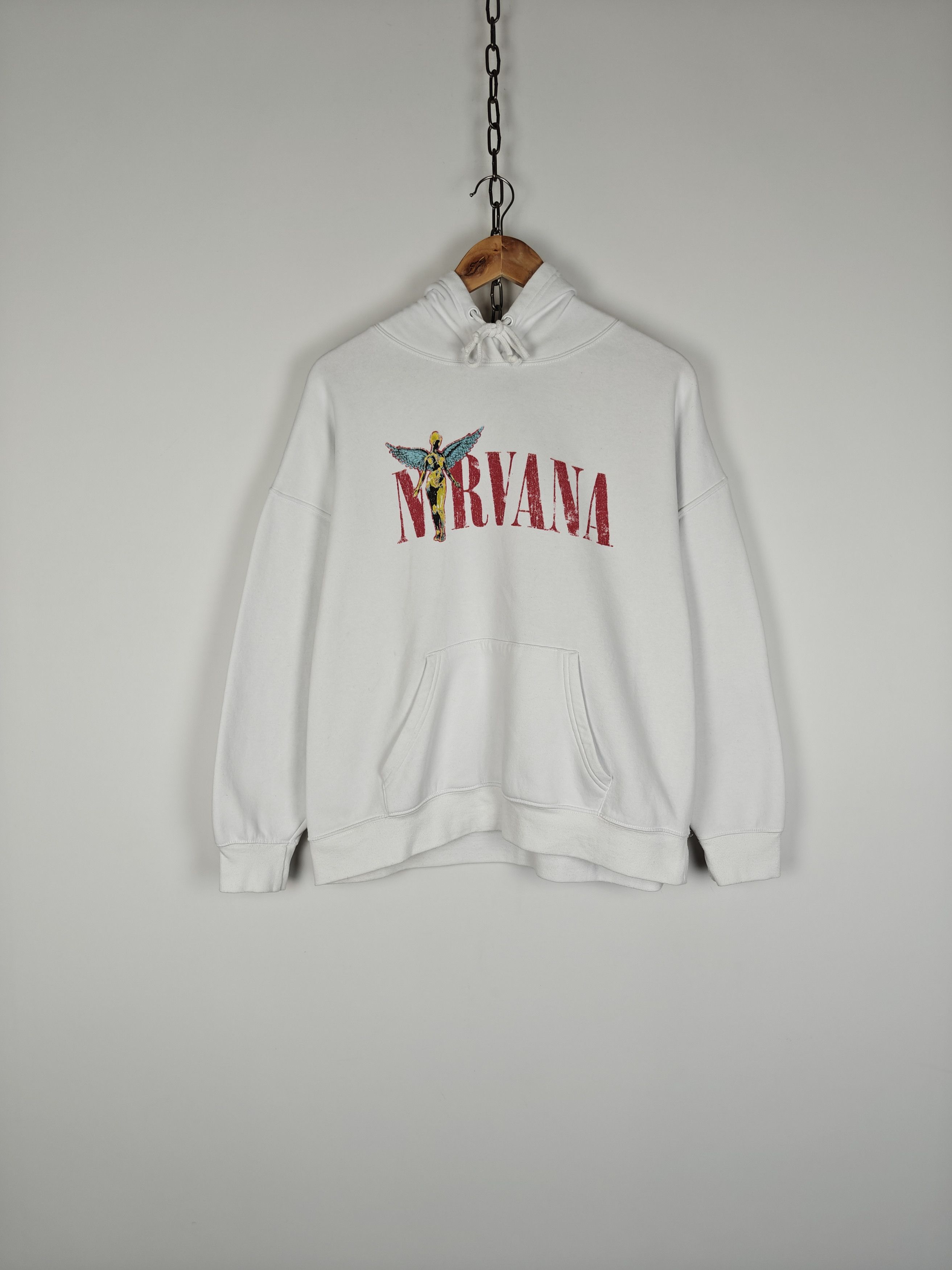 Nirvana Nirvana Hoddie Big Print Pullover White size S Size US S / EU 44-46 / 1 - 2 Thumbnail