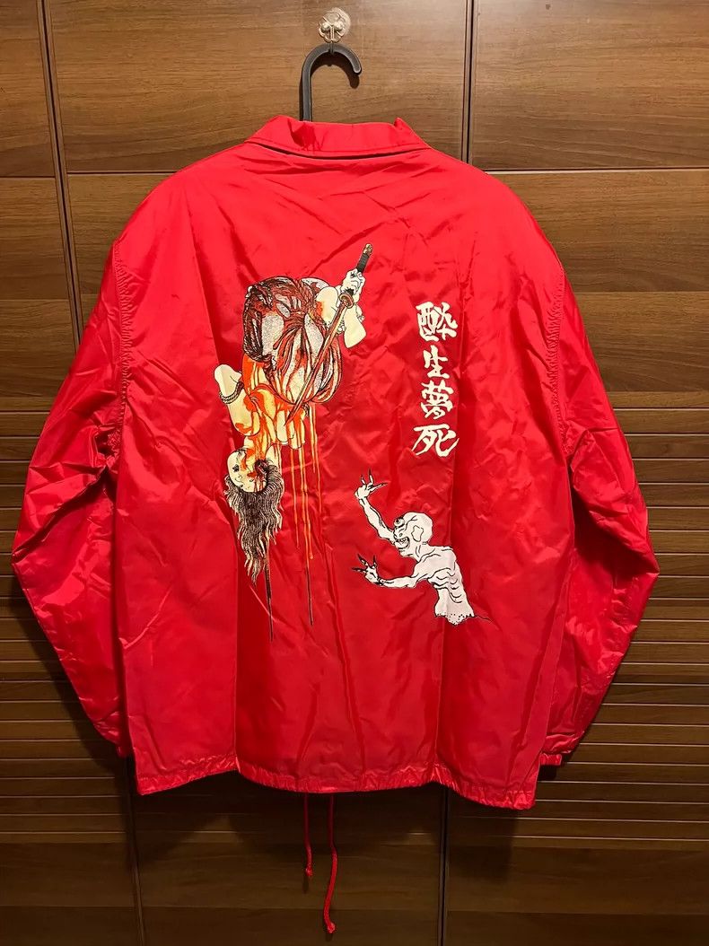 WACKO MARIA 17aw coach jacket drunk on life