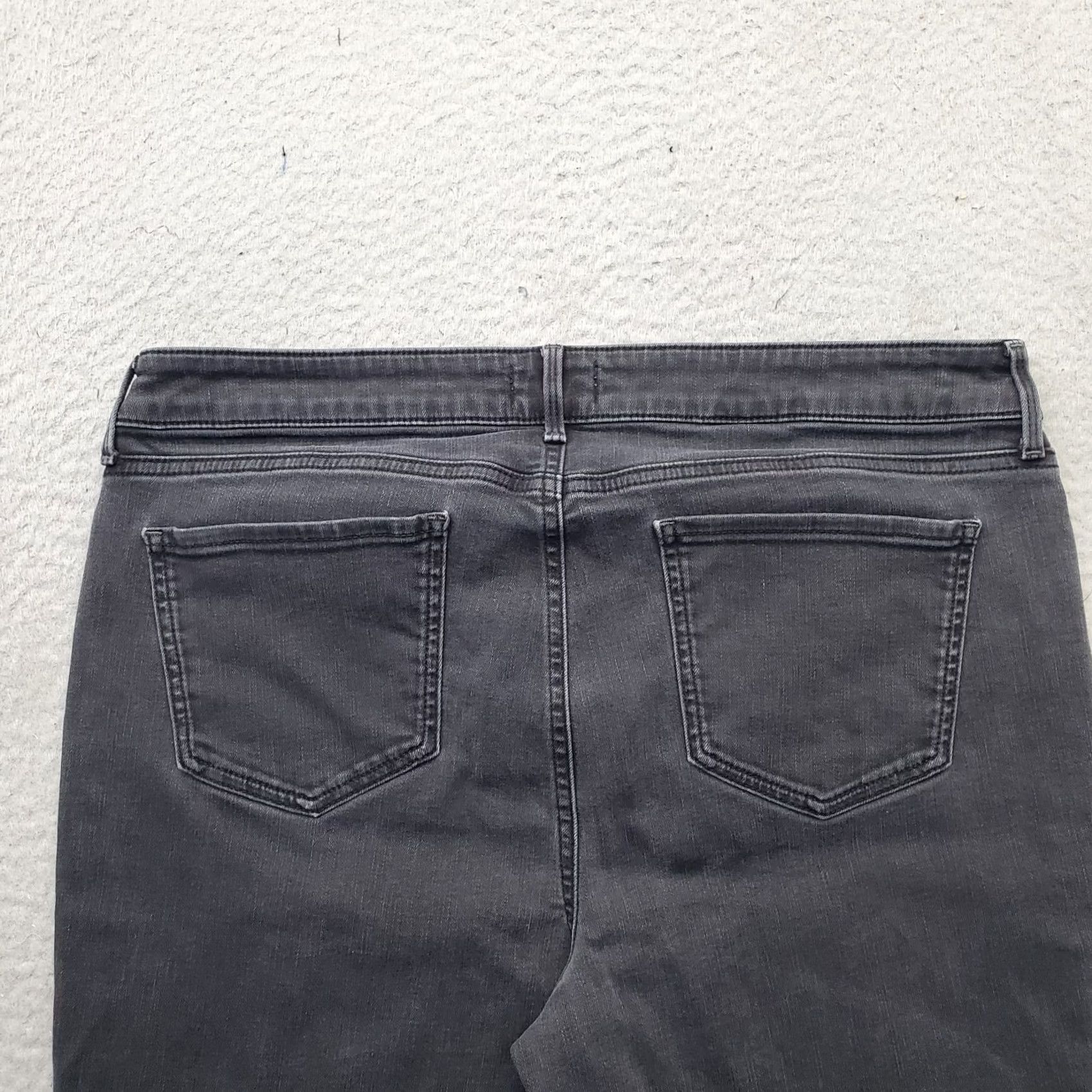 NYDJ NYDJ Womens 14 Black Denim Dark Wash 5-Pocket Straight Leg Jeans Streetwear Denim Jeans Size 36" / US 14 / IT 50 - 3 Thumbnail