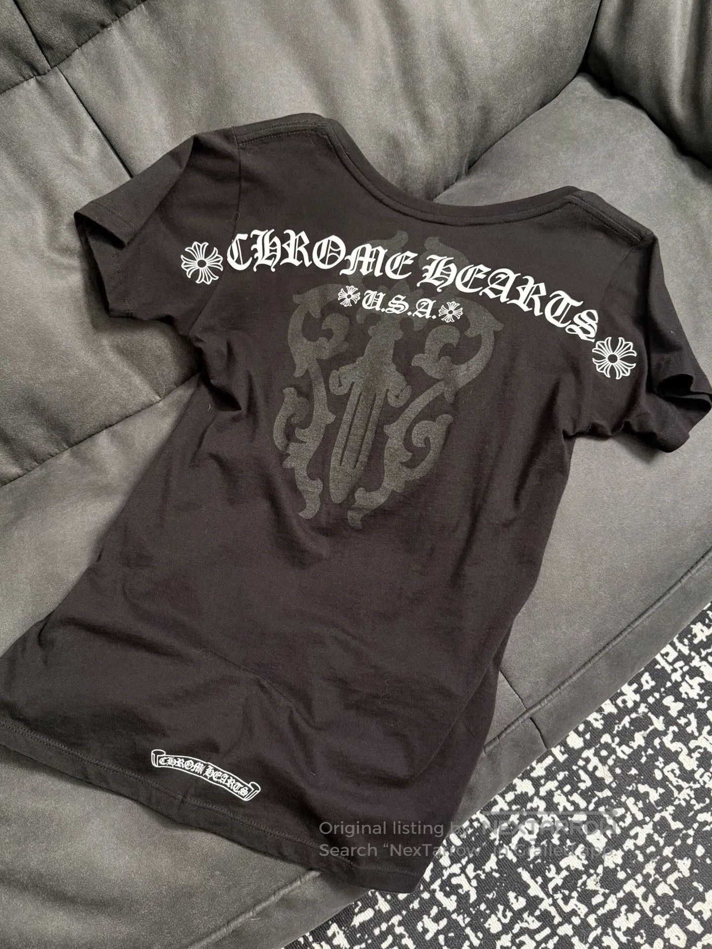 Chrome Hearts Chromehearts White Sword Print T. Size US M / EU 48-50 / 2 - 2 Thumbnail