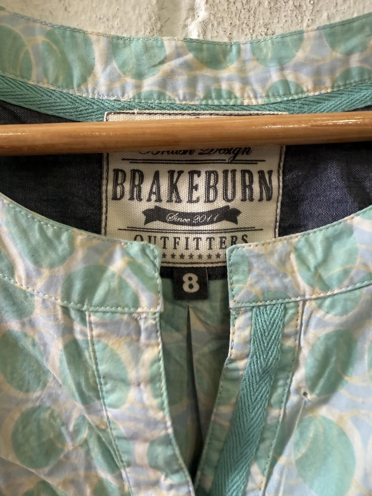 Designer Brakeburn Outfitters Women's Short Sleeve Blouse Size 8 Size M / US 6-8 / IT 42-44 - 3 Thumbnail