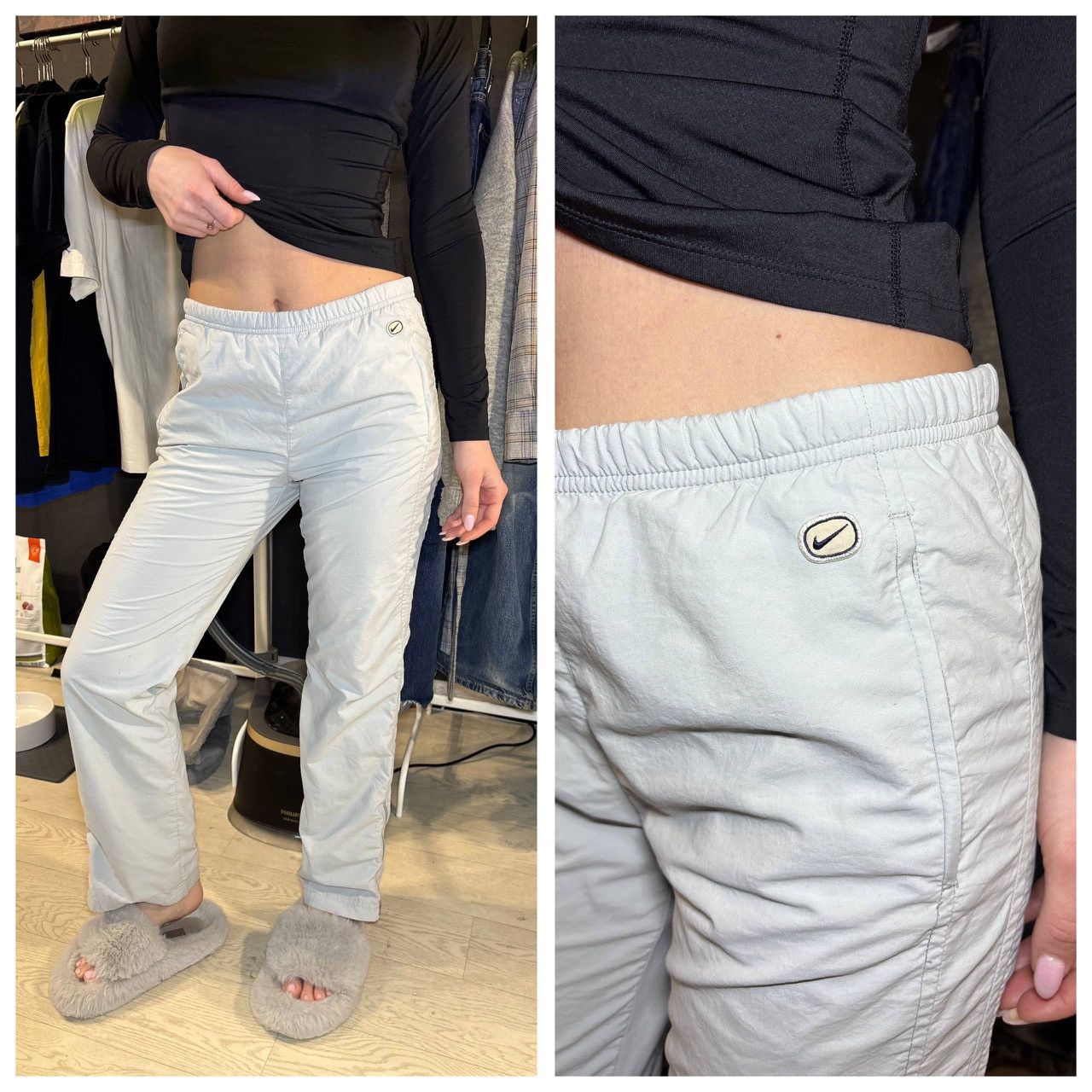 Nike Women’s Nike vintage nylon pants Size: M (8) Size 32" / US 10 / IT 46 - 1 Thumbnail