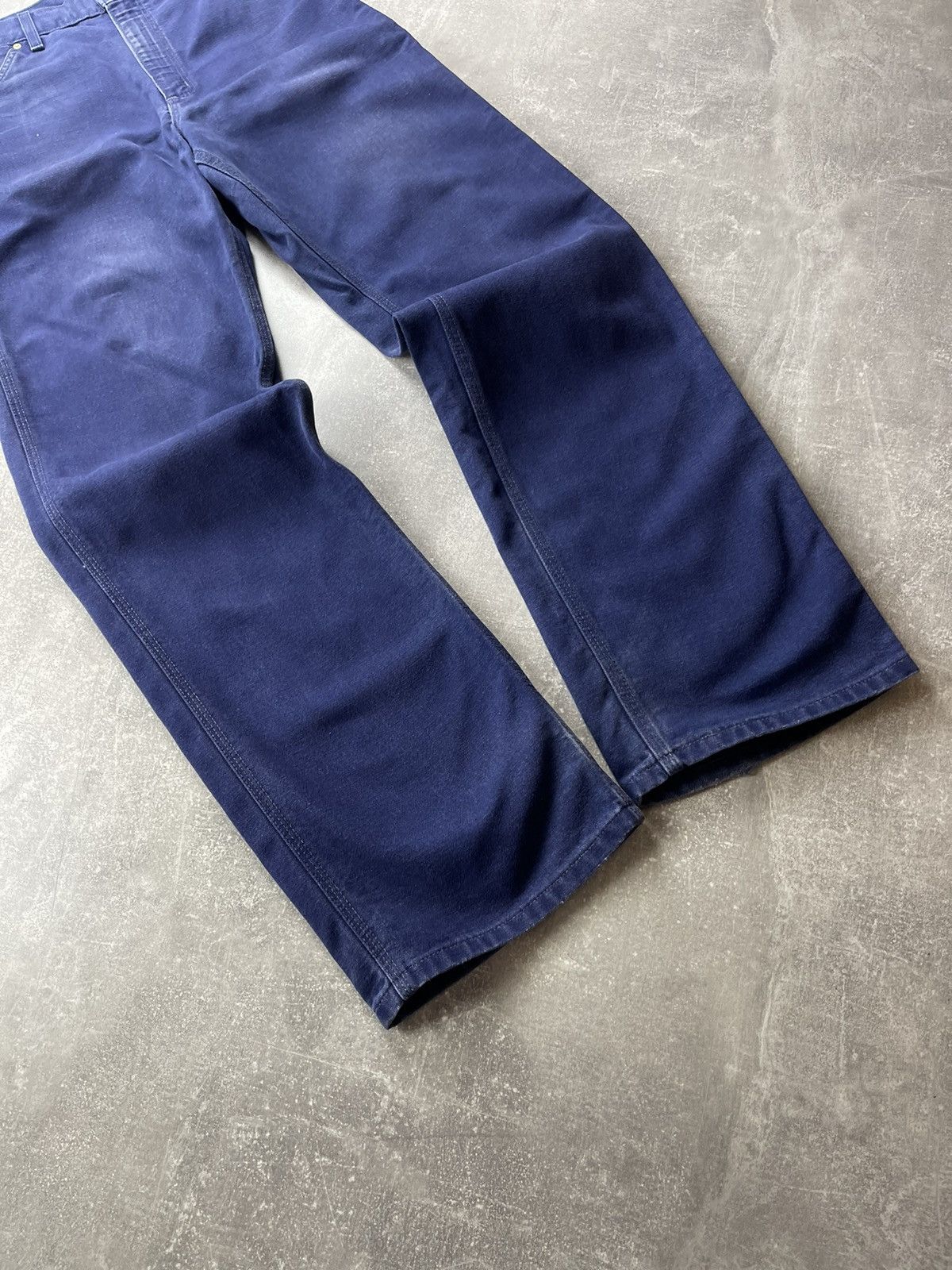 Carhartt × Vintage Vintage Carhart United Garment Carpenter Work Denim Jeans Size US 31 - 8 Thumbnail