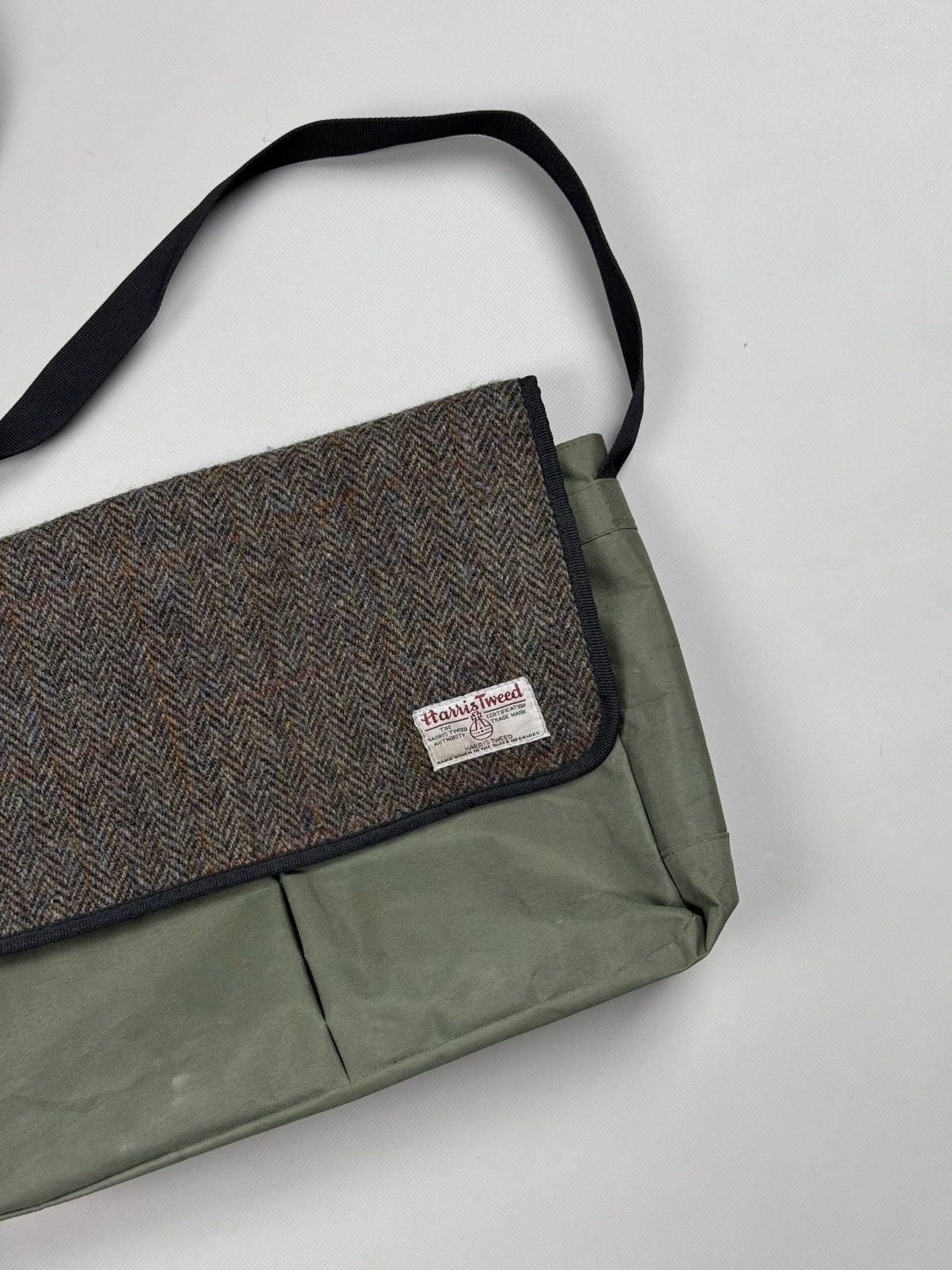 Harris Tweed Harris Tweed Wool Messenger Crossbody Shoulder Bag Size ONE SIZE - 3 Thumbnail