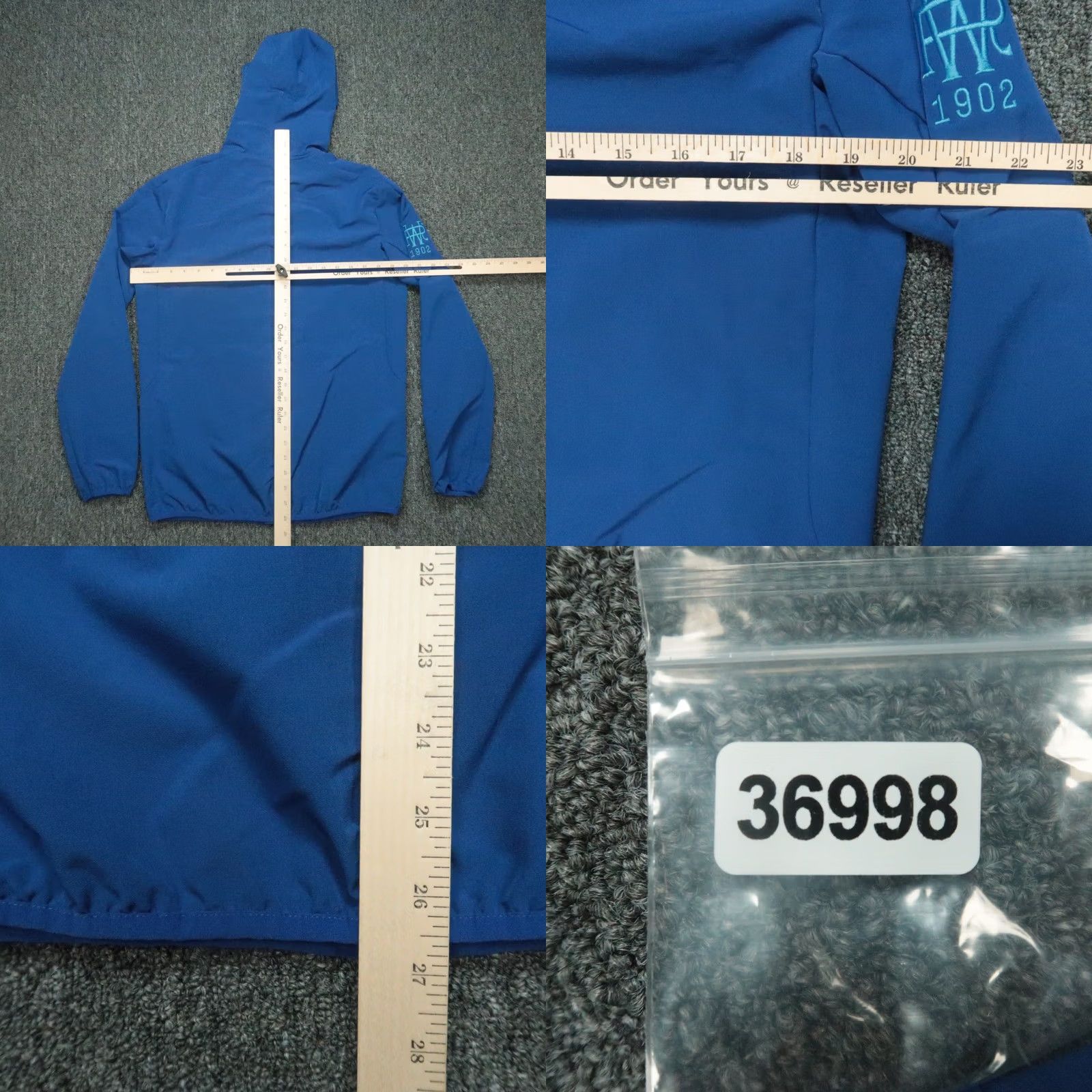 Vintage Redvanly Jacket Men S Blue Full Zip Hooded Pockets Windbreaker Light Stretch Sport Outdoor Spring Winter Fall VINTAGE? No Size US S / EU 44-46 / 1 - 8 Thumbnail