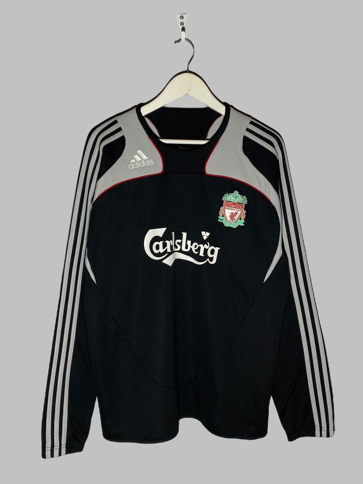 Adidas Adidas Liverpool FC 2007 2008 Training Top Sweatshirt Size US XL / EU 56 / 4 - 1 Thumbnail