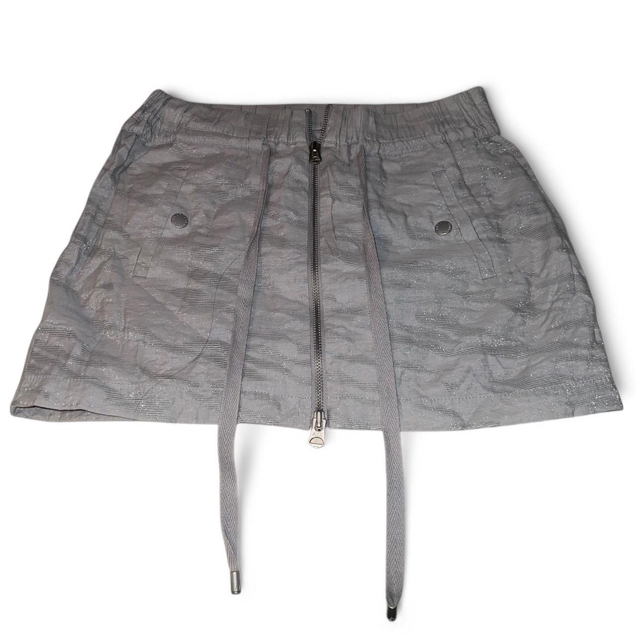 Armani Exchange Armani Exchange Zebra Metallic Print Zip Up Mini Skirt Size 25" / US 0 / IT 36 - 1 Thumbnail