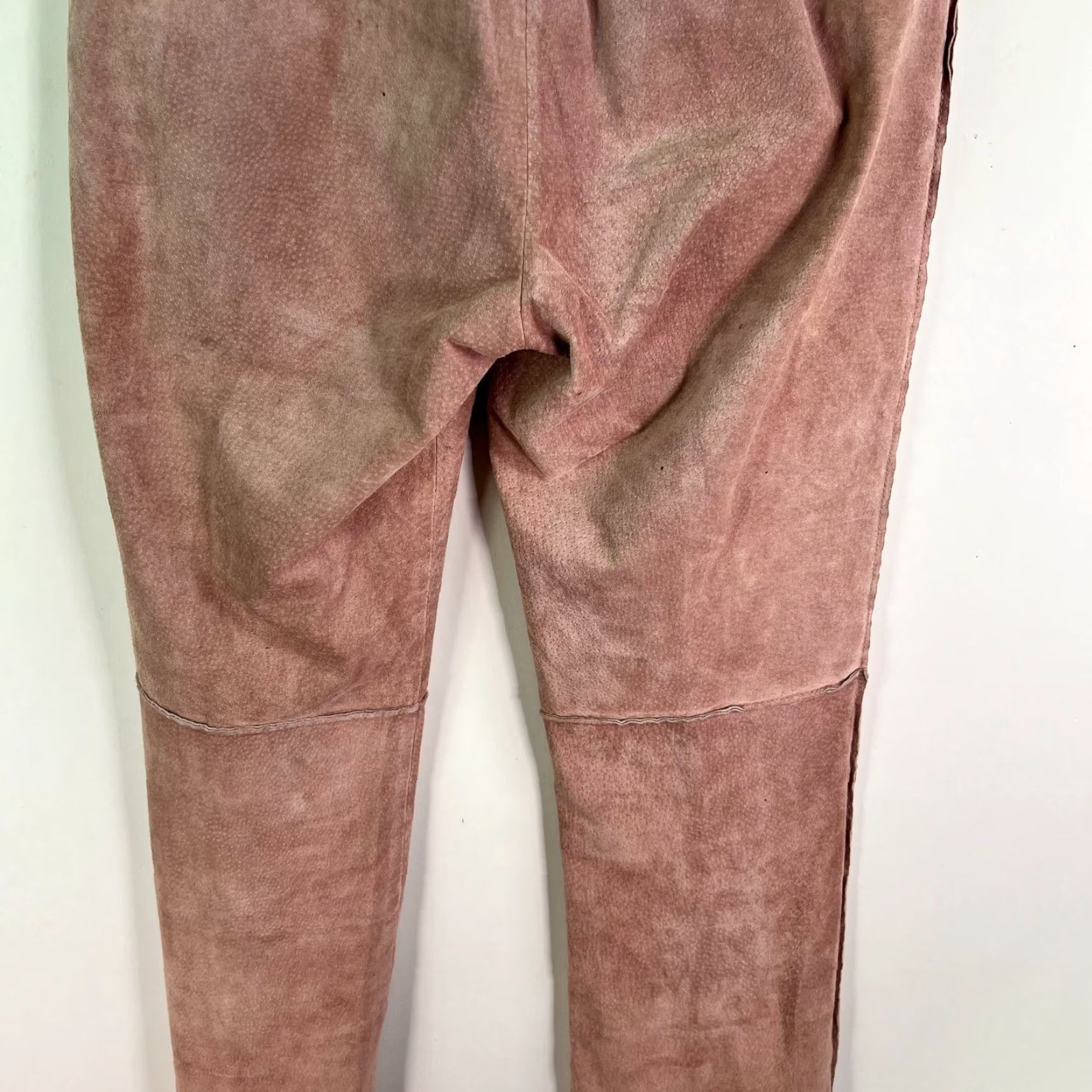 Vintage VINTAGE Metrostyle Leather Pants Womens Size 6 Pink 30X30 Retro Biker Size 28" / US 6 / IT 42 - 7 Thumbnail