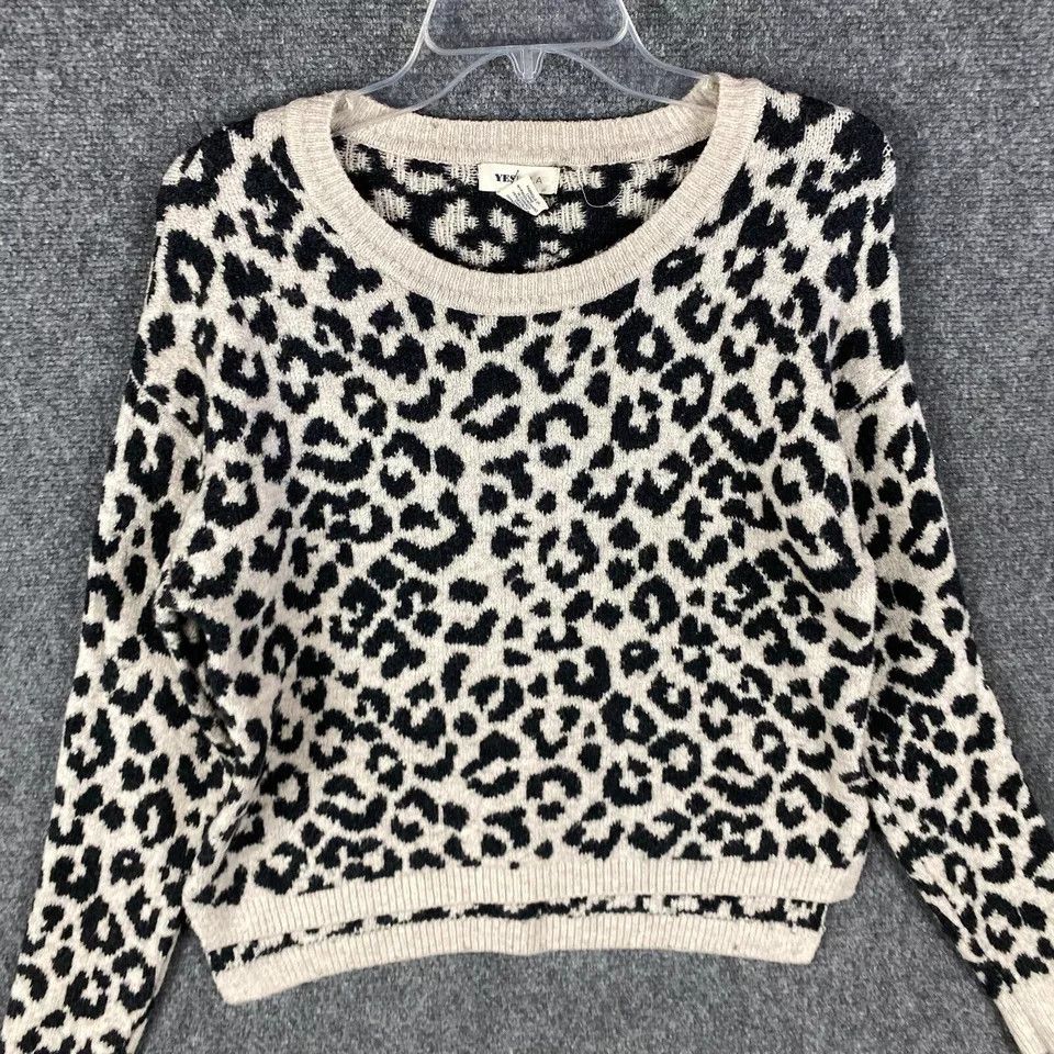 Other Yes Lola Sweater Women's Small Pullover Cheetah Print S Size S / US 4 / IT 40 - 2 Thumbnail