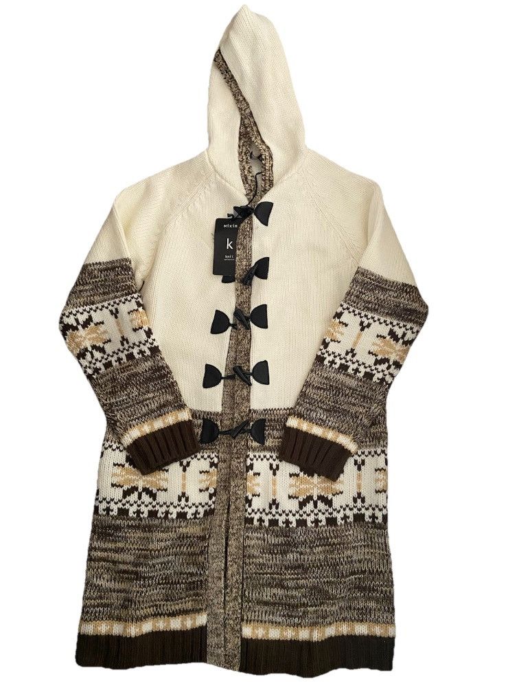 Other No offers! NWT Mixin knit long cardigan Nordic Vibes M/L Size L / US 10 / IT 46 - 1 Thumbnail