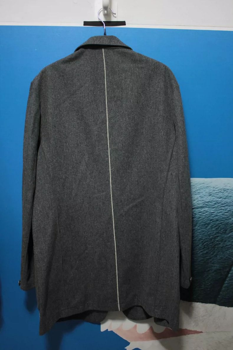 Yohji Yamamoto Yohji Yamamoto 01 aw jacket with white stitching jacket 250 Size US L / EU 52-54 / 3 - 2 Thumbnail
