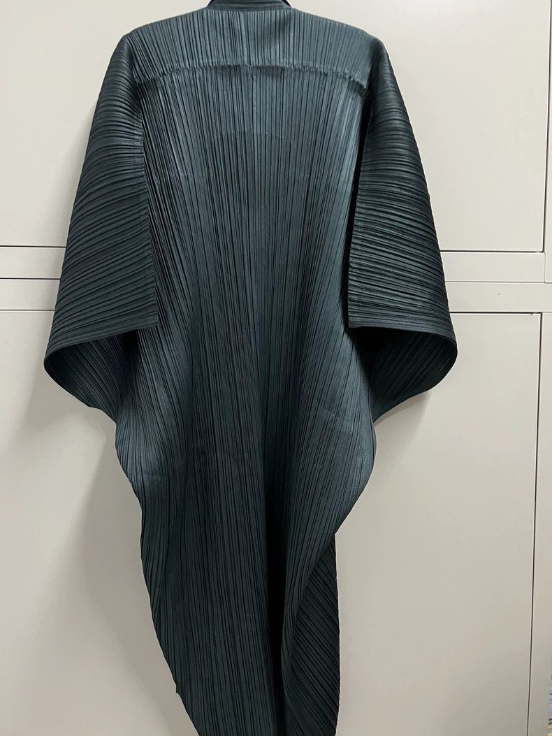 Issey Miyake Issey Miyake size:3 Charcoal grey pleated coat Size M / US 6-8 / IT 42-44 - 3 Thumbnail