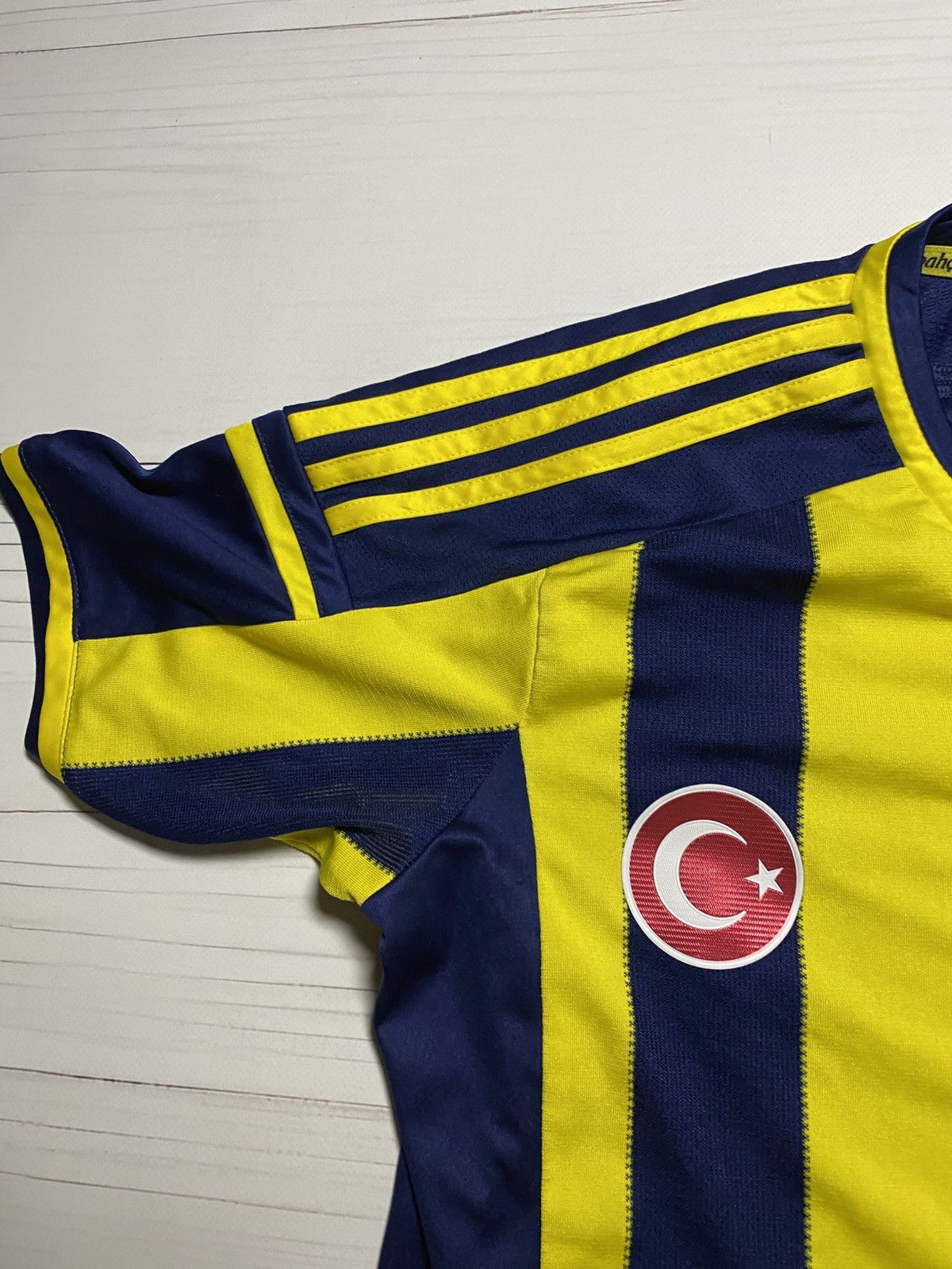 Adidas × Vintage Fenerbahce 2014 2015 Home Adidas Football Shirt Soccer Size US M / EU 48-50 / 2 - 7 Thumbnail