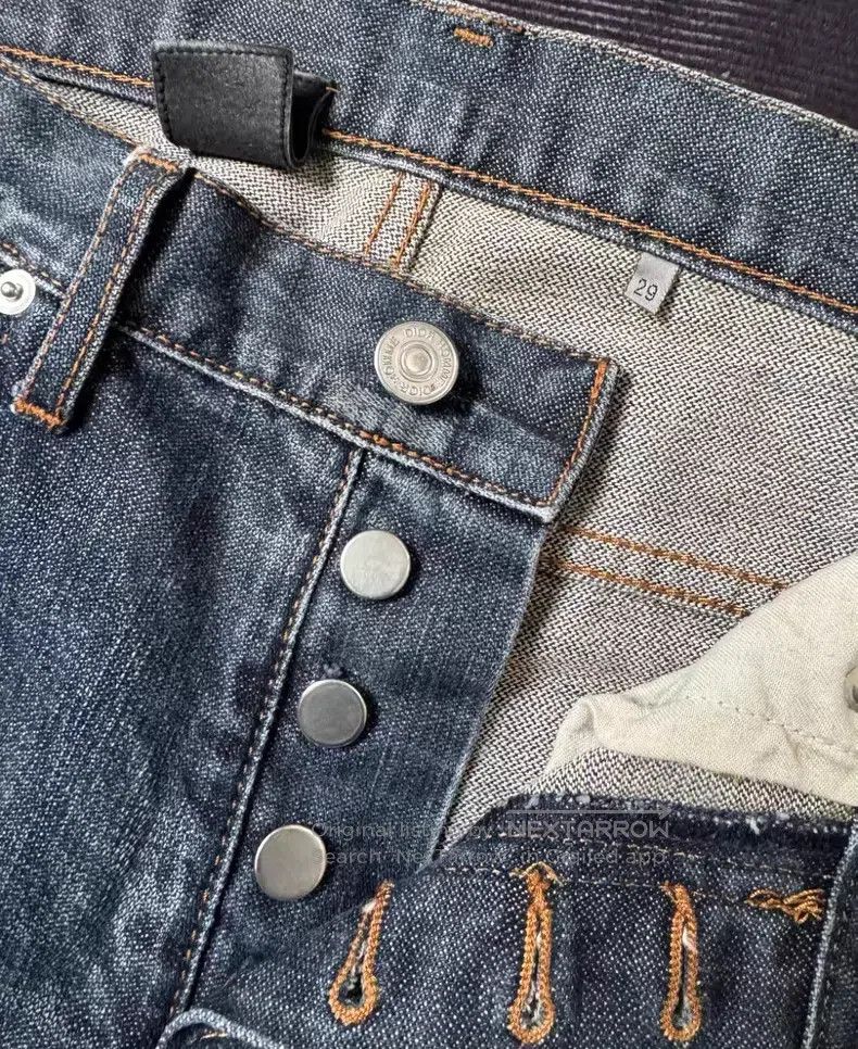 Dior Dior Washed cat's claw, ghost claw denim jeans i Size US 29 - 3 Thumbnail