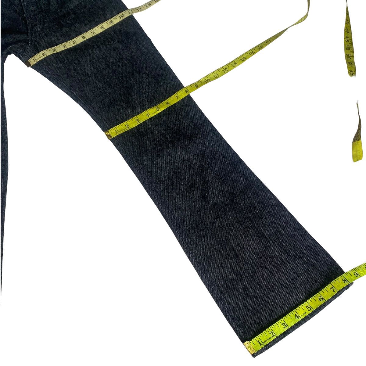 RIPVANWINKLE RIP VAN WINKLE Denim Flare Jeans Black Size US 29 - 17 Thumbnail