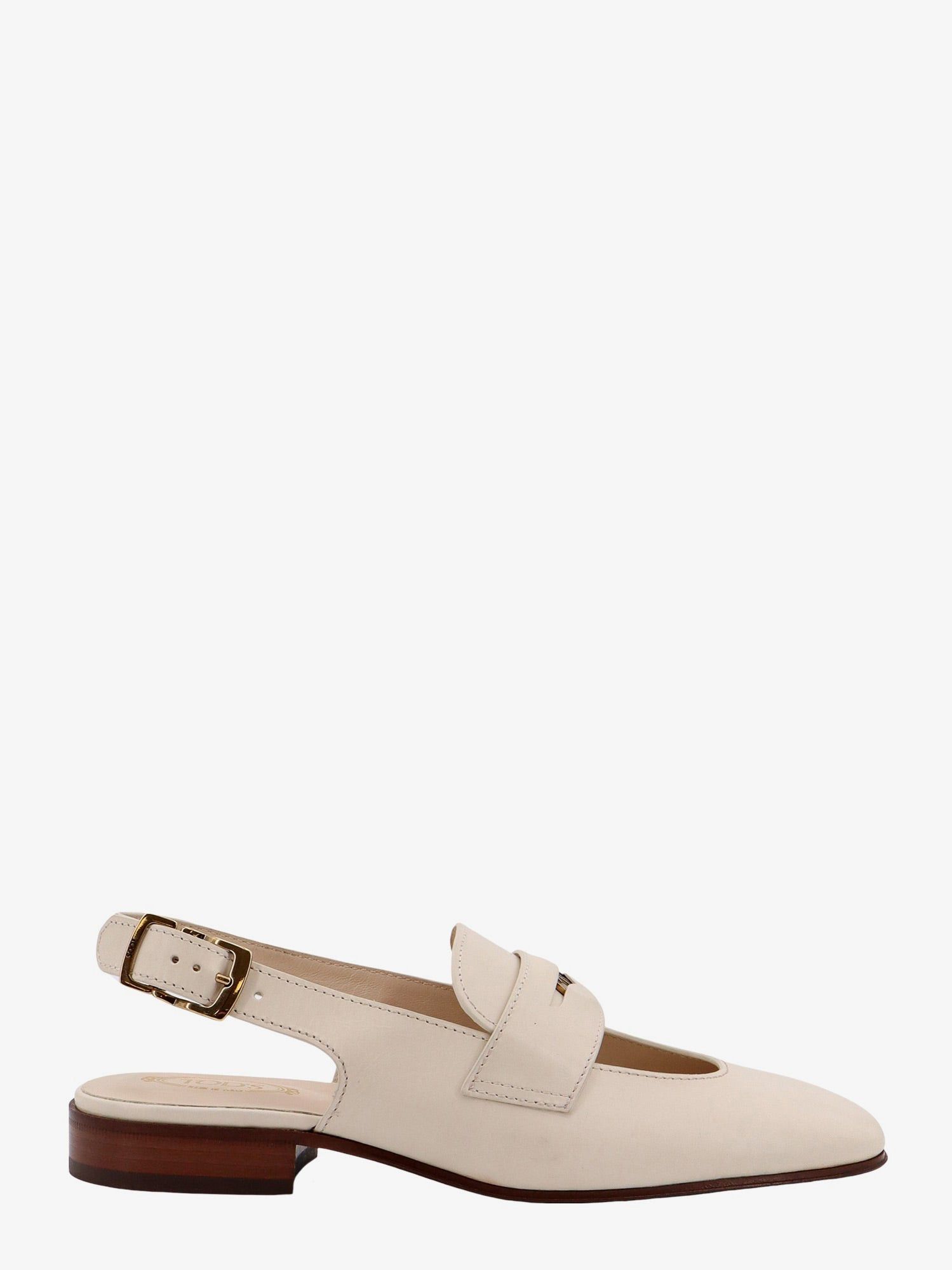 image of Tods Loafer Woman White Loafers, Women's (Size 9)
