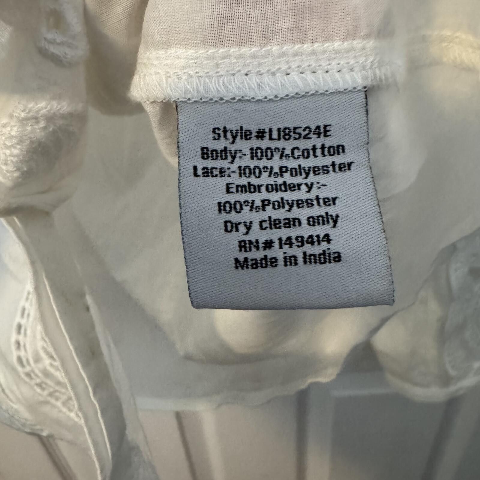 Other NWT-Johnny Was Jade White Lace Embroidered Small Size M / US 6-8 / IT 42-44 - 4 Thumbnail