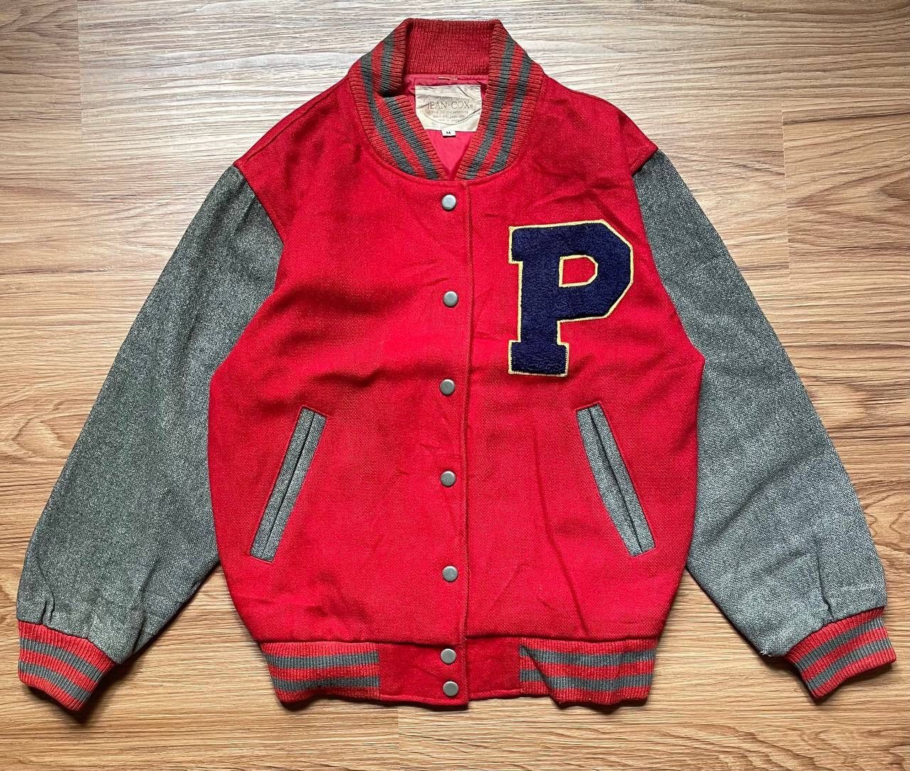 Japanese Brand × Vintage Vintage Varsity Jacket Big Logo Cotton Jacket Size US M / EU 48-50 / 2 - 1 Thumbnail