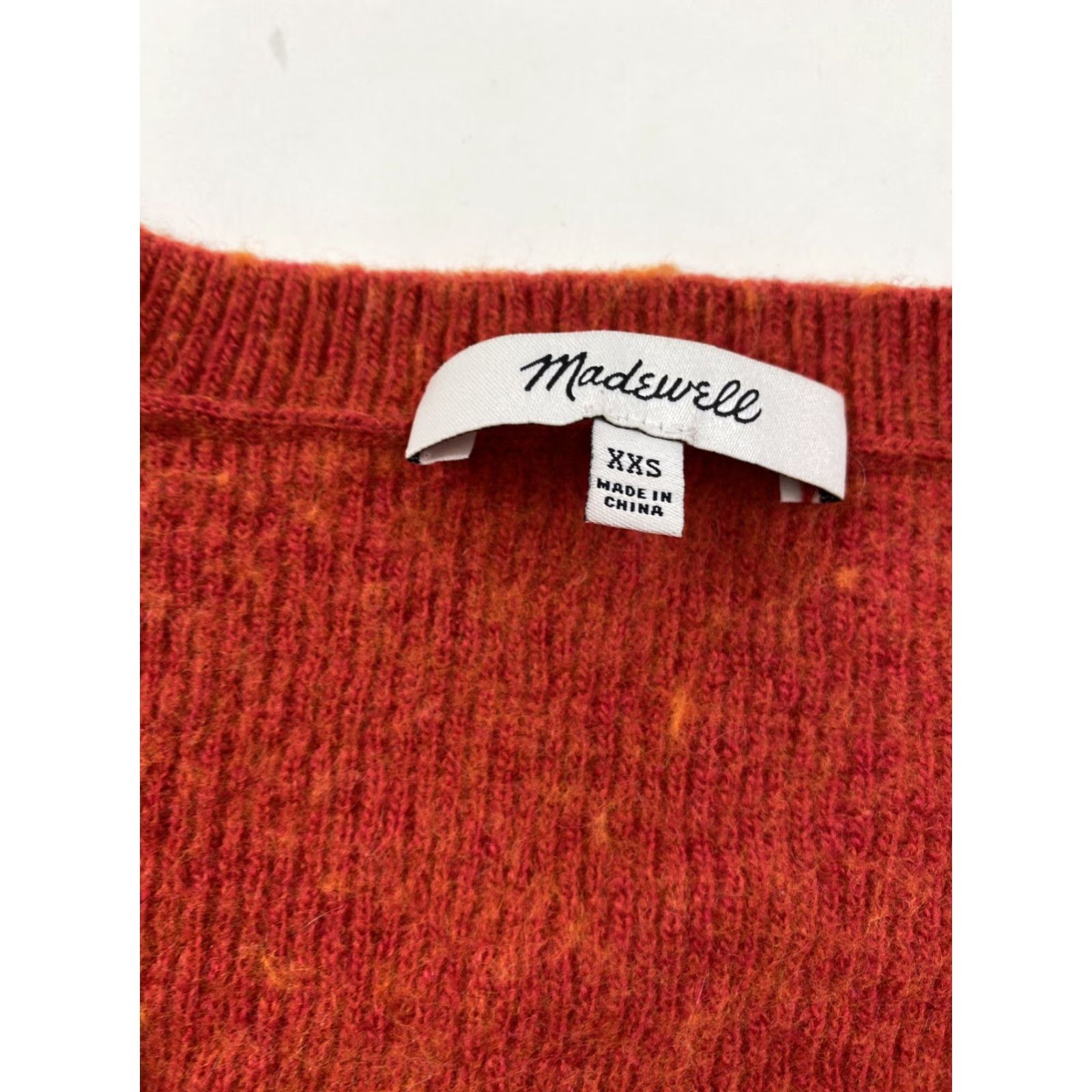 Madewell Madewell Sweater Women 2XS Red Womens Size XXS / US 00 / IT 34 - 3 Thumbnail