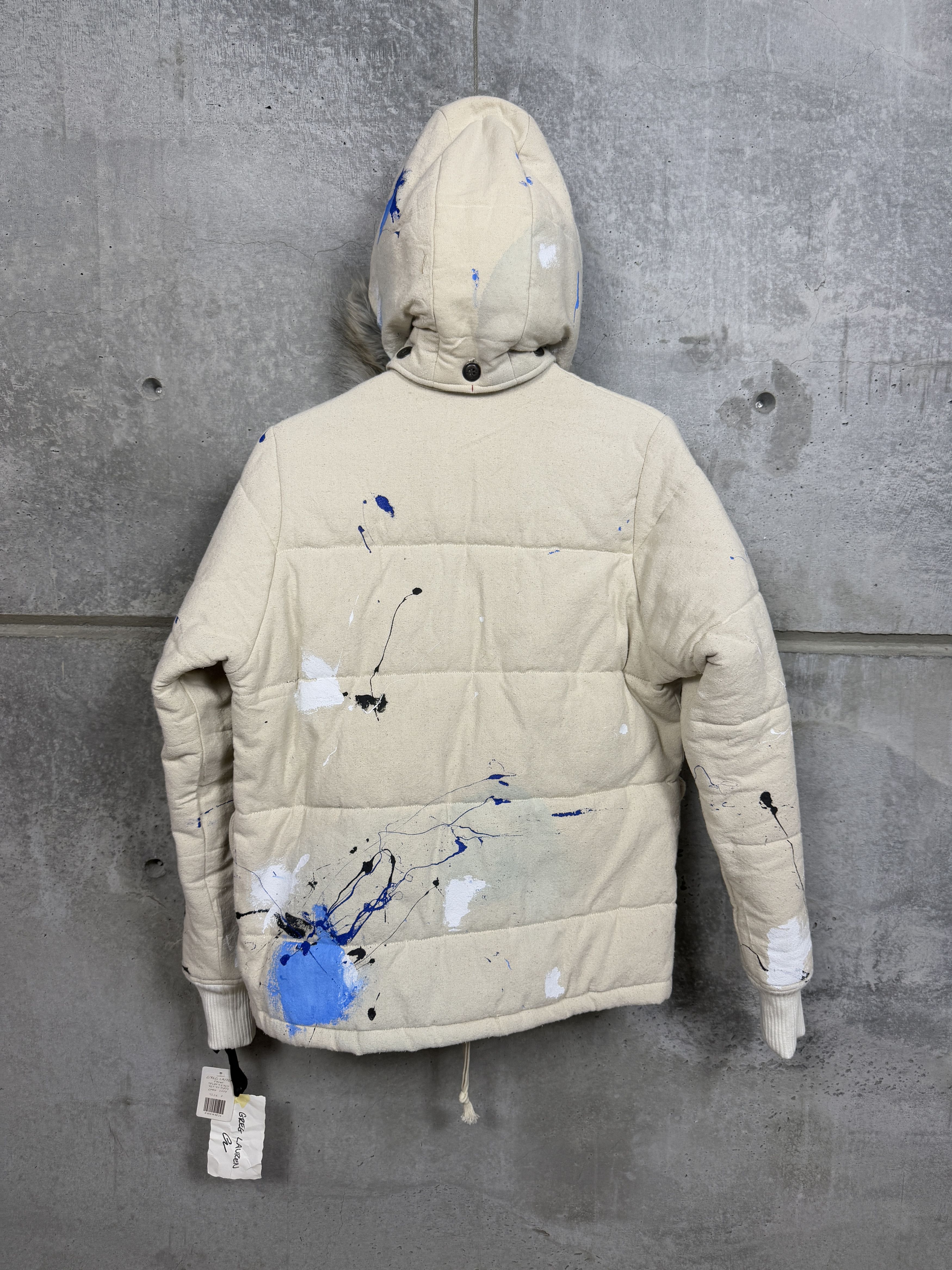 Greg Lauren Greg Lauren Paint Splattered Retro Puffy Parka Size US M / EU 48-50 / 2 - 7 Thumbnail