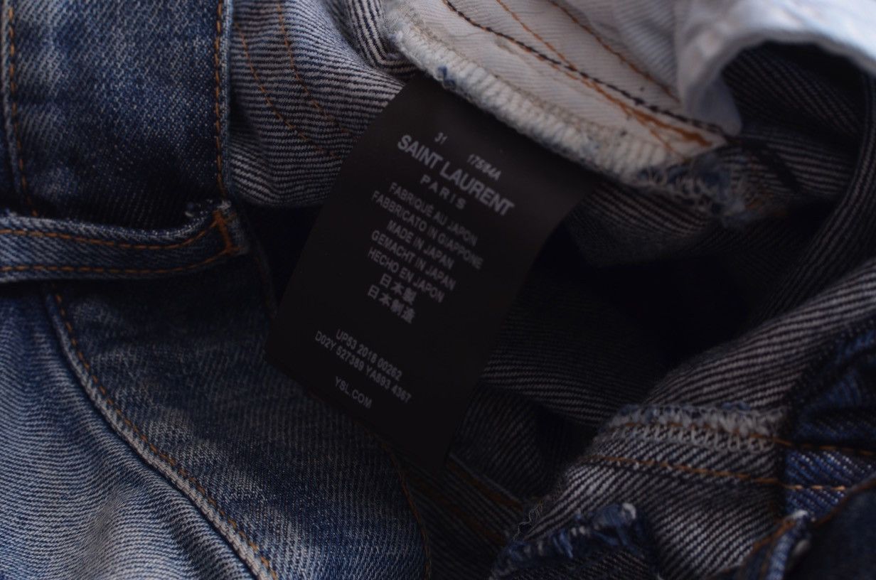 Hedi Slimane × Saint Laurent Paris Saint Laurent Hedi D02 M/SK-LW Denim Jeans sz31 Size US 31 - 6 Thumbnail