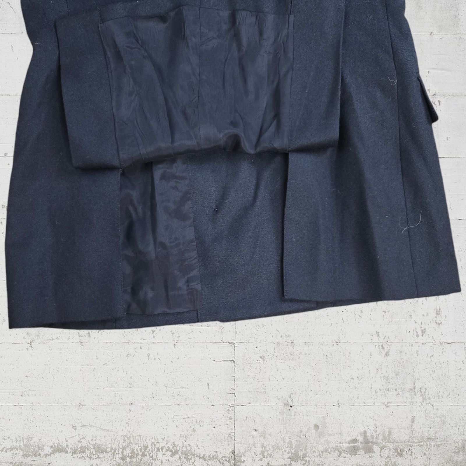 Vintage Vintage Navy Military Style Wool Blazer Size 6 Size M / US 6-8 / IT 42-44 - 9 Thumbnail