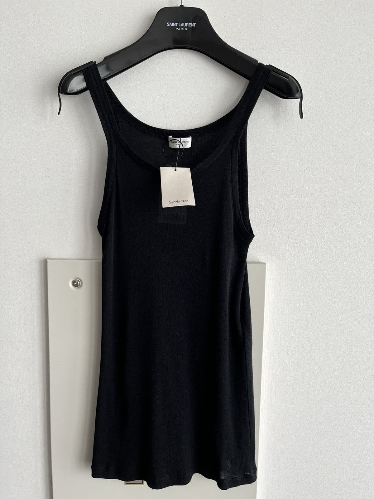 Saint Laurent Paris Rare Super Runway Saint Laurent Skinny Cashmere Tank Top Size US L / EU 52-54 / 3 - 2 Thumbnail