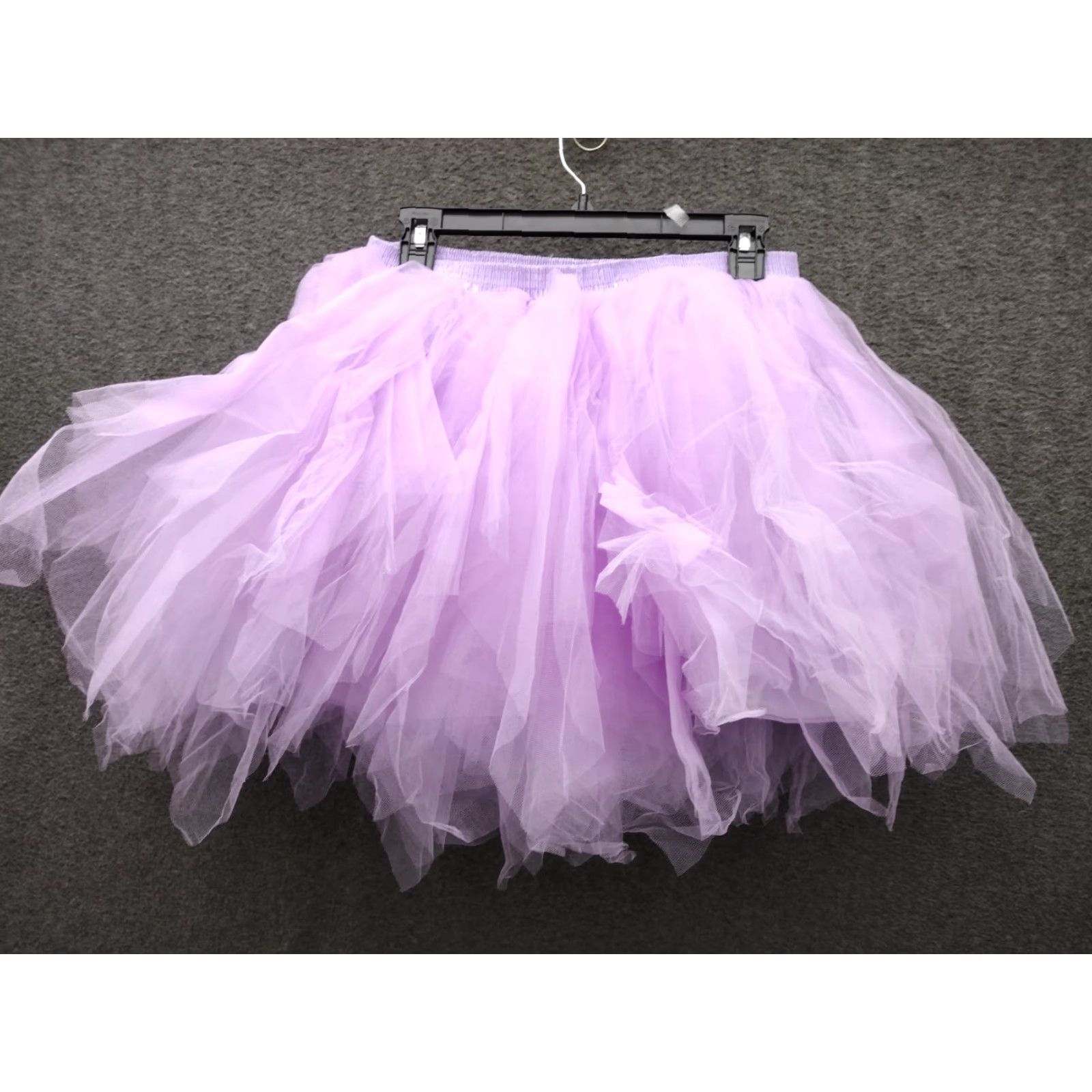 Vintage Women's Tutu Skirt Purple Short Party Dancing Ballet Costume Tulle Size 42" / US 20 - 2 Thumbnail
