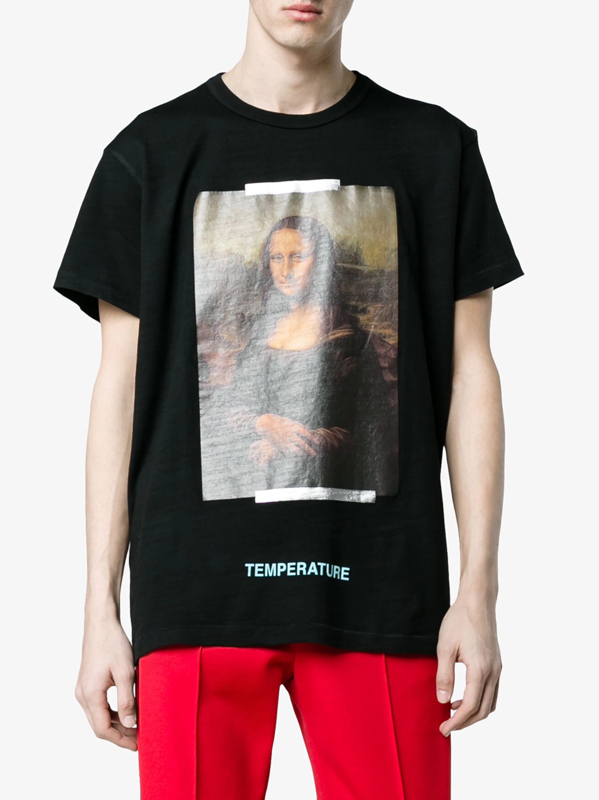 Off white temperature tee mona lisa hotsell