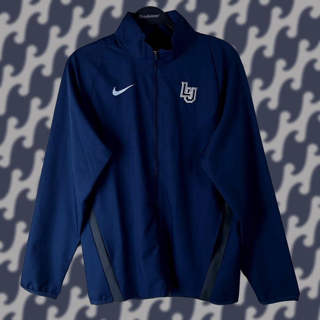 Nike Nike Dri-Fit Liberty University LU Mens Small Navy Blue Full Zip Track Jacket Size US S / EU 44-46 / 1 - 1 Thumbnail