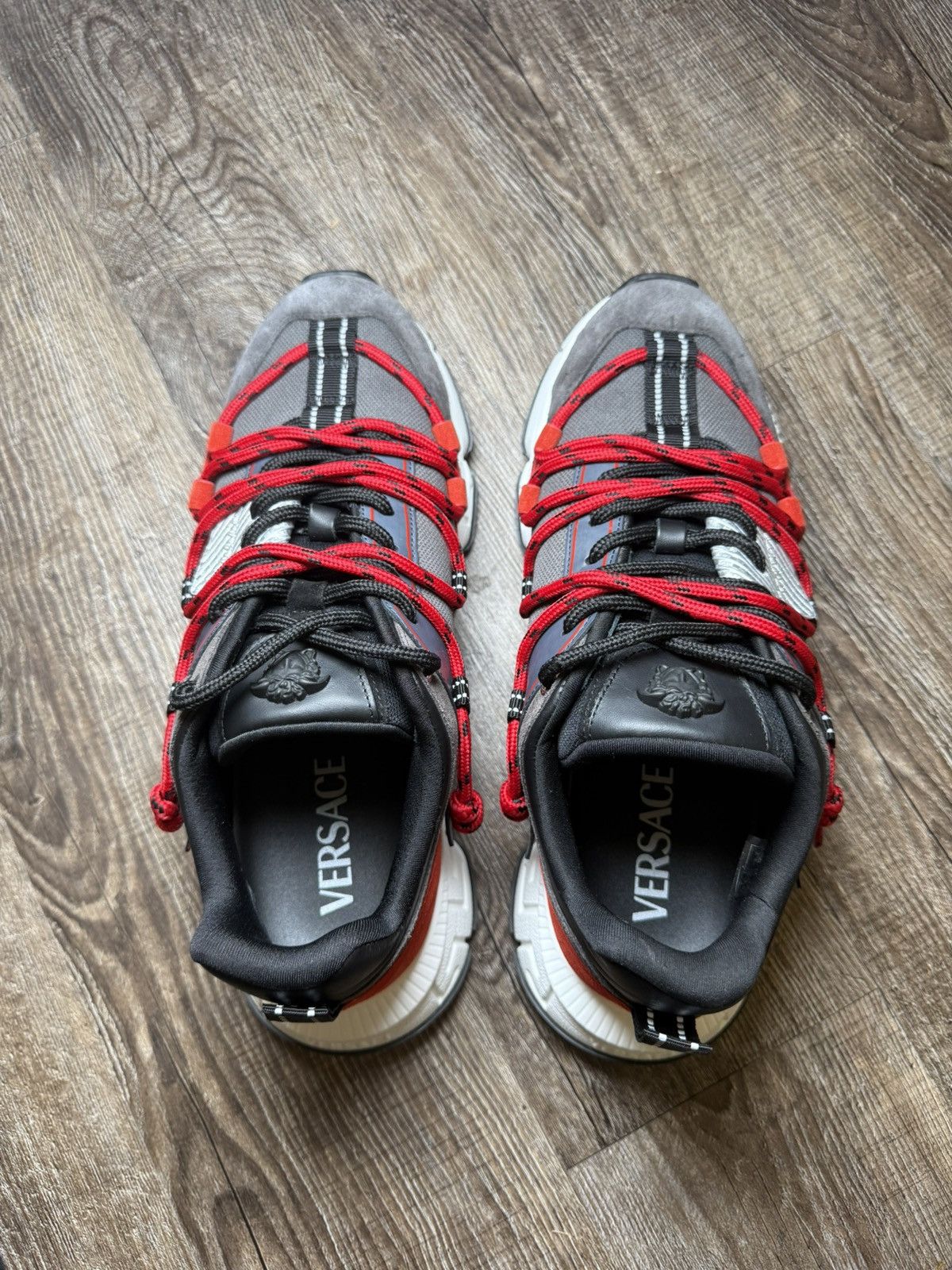 Versace VERSACE Trigreca V2 SNEAKER | Red/White | 44EU(11M) Size US 11 / EU 44 - 13 Thumbnail