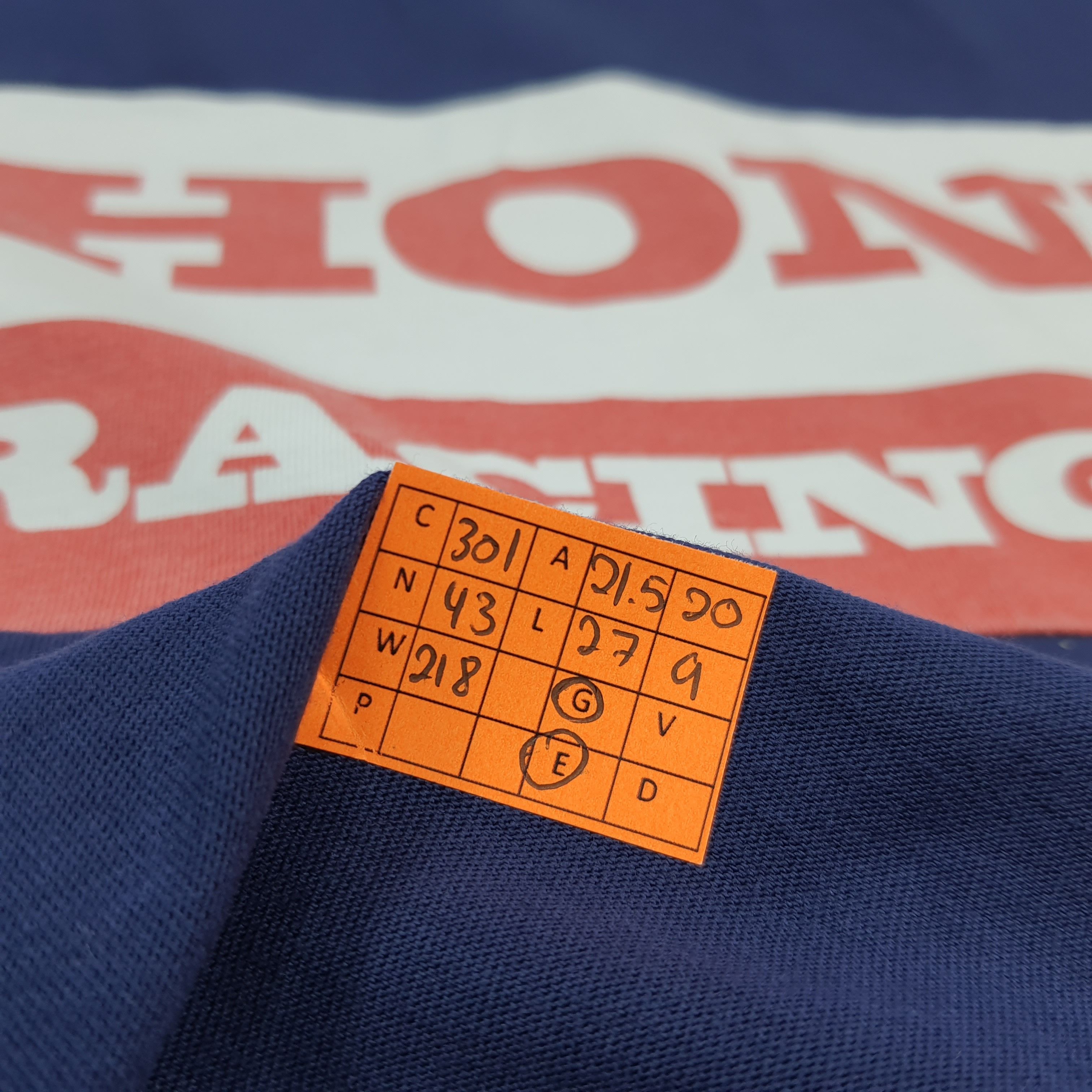 Honda Vintage HONDA Japan Motorsports Racing Team Tshirt C301N43 Size US L / EU 52-54 / 3 - 8 Thumbnail