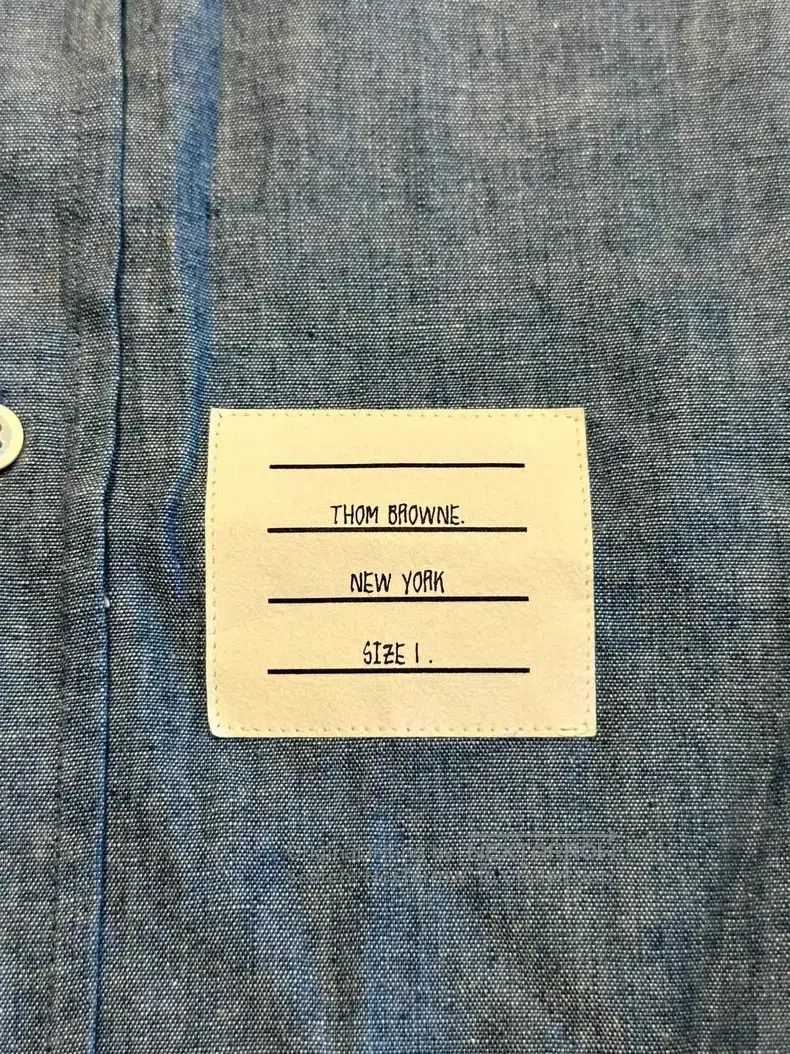 Thom Browne Thom Browne Denim Blue Shirt Size US S / EU 44-46 / 1 - 4 Thumbnail