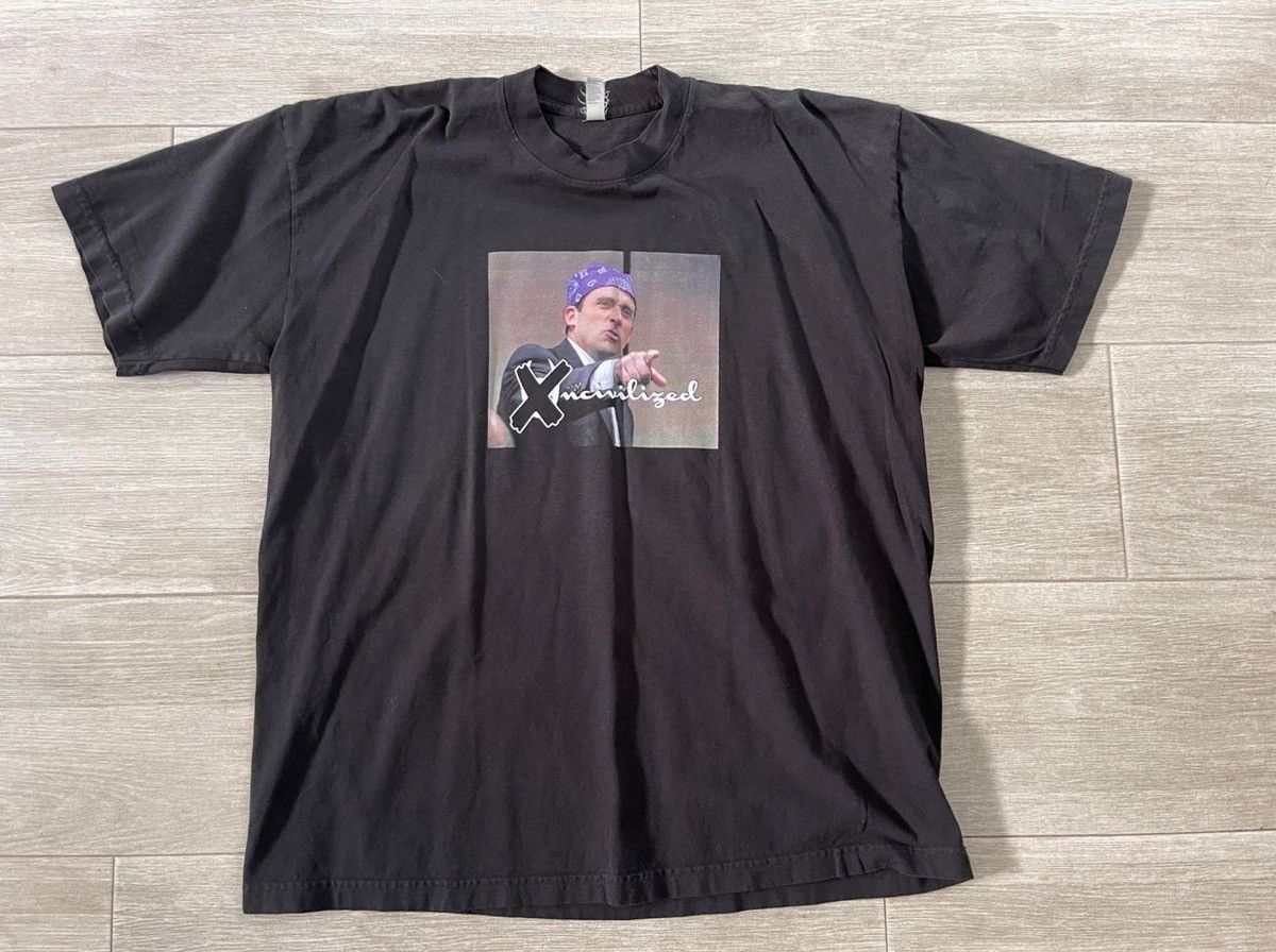 Other Uncivilized The Office Prison Mike Black Tee Size L Large Size US L / EU 52-54 / 3 - 1 Thumbnail