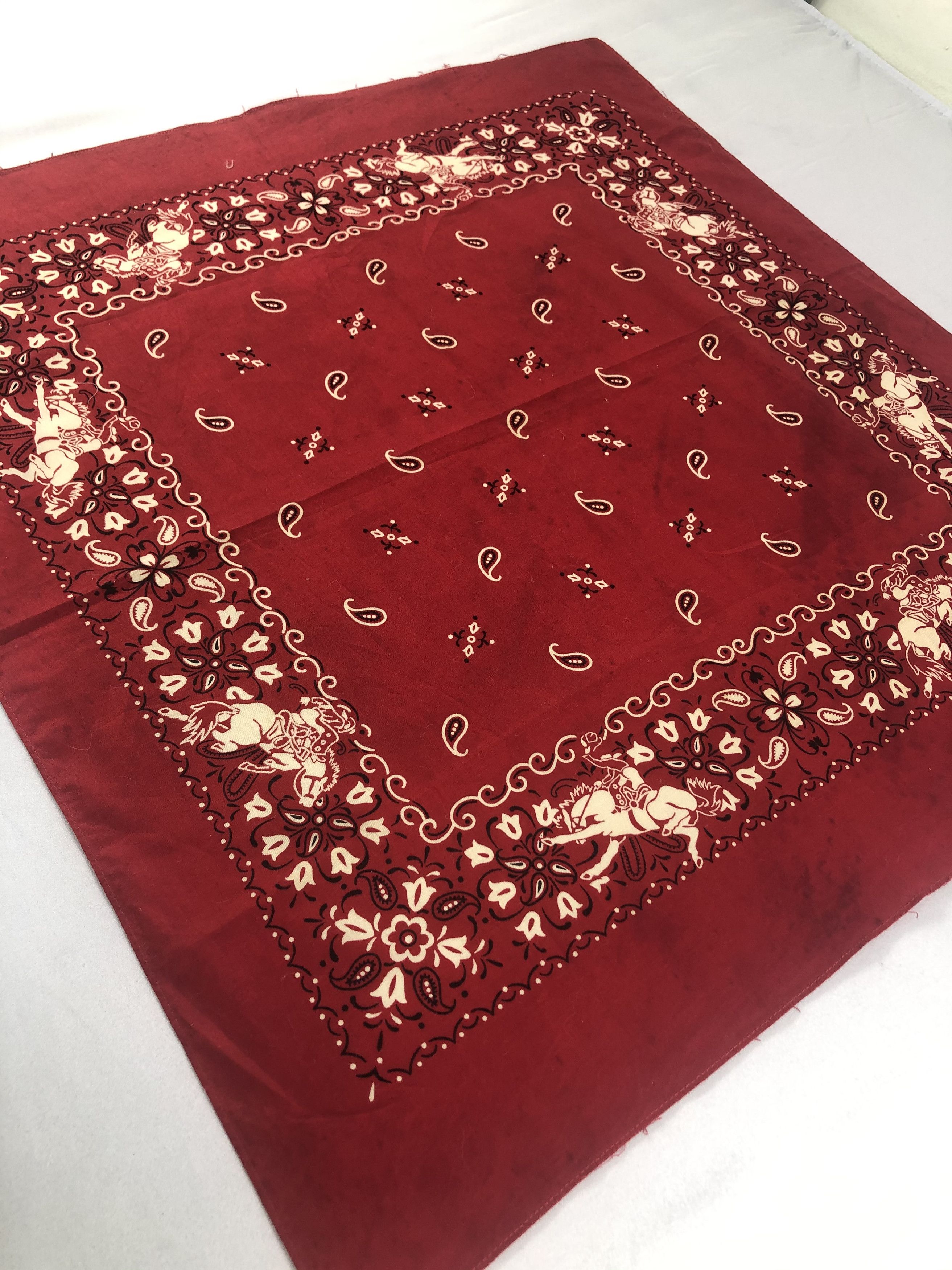 Vintage Philip Morris Paislee Handkerchief / Bandana / Neckerchief Size ONE SIZE - 4 Thumbnail