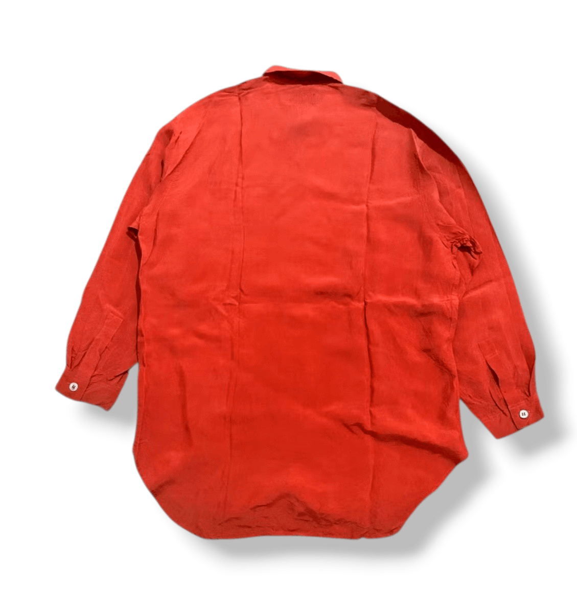 Yohji Yamamoto Yohji Yamamoto Orange Shirt Size US L / EU 52-54 / 3 - 2 Thumbnail