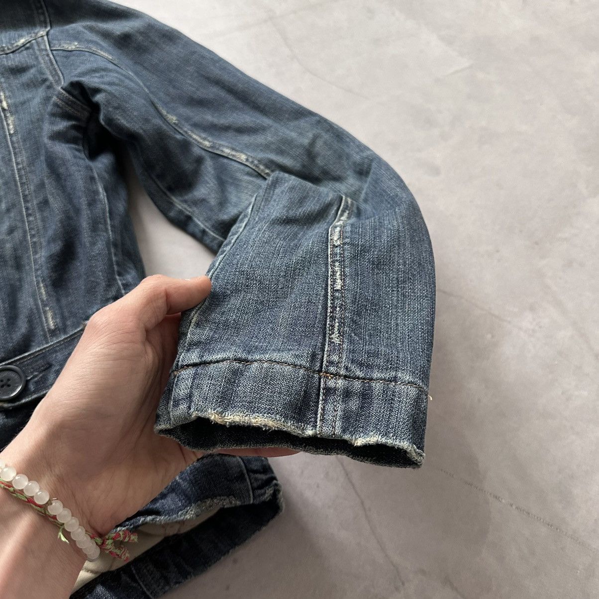 Hysteric Glamour × Undercover Abercrombie Fitch Napoleon Military Denim Jacket Fur Trim Size M / US 6-8 / IT 42-44 - 20 Thumbnail