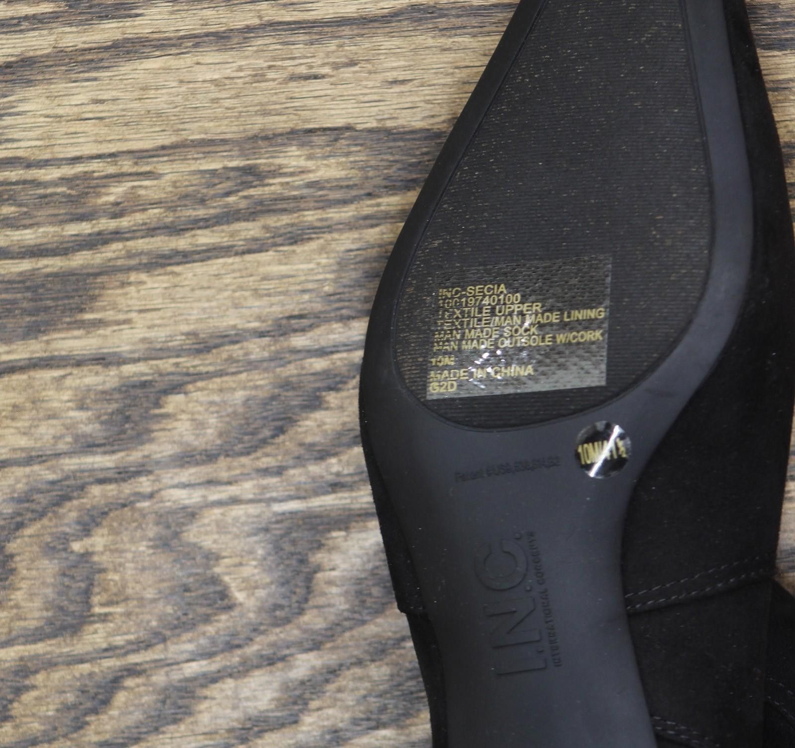 Other Inc International Concepts Booties Black Microsuede 10m Size US 10 / IT 40 - 7 Thumbnail
