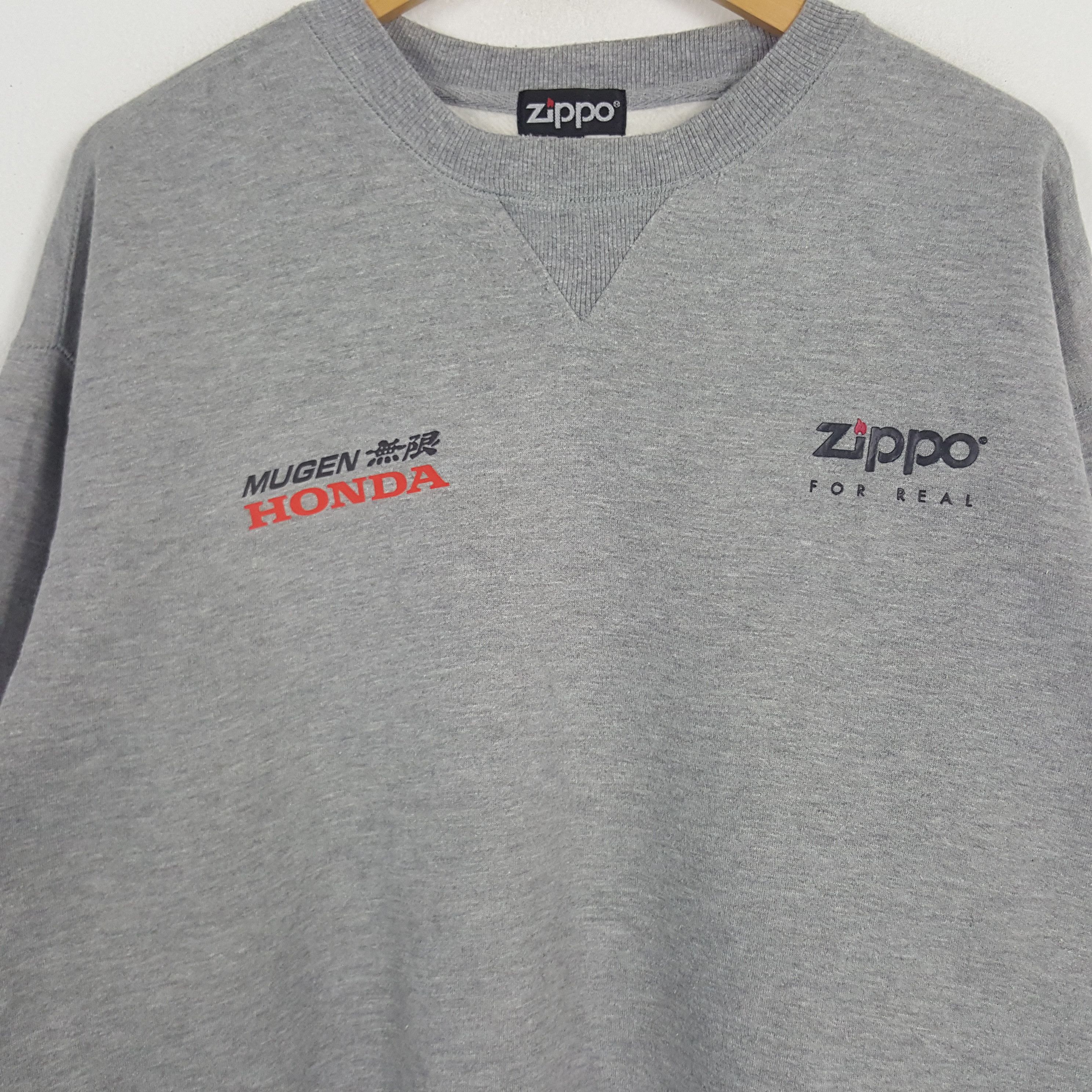 Zippo Vintage Zippo X Mugen Honda Racing Custom Sweatshirt C247N15 Size US L / EU 52-54 / 3 - 4 Thumbnail