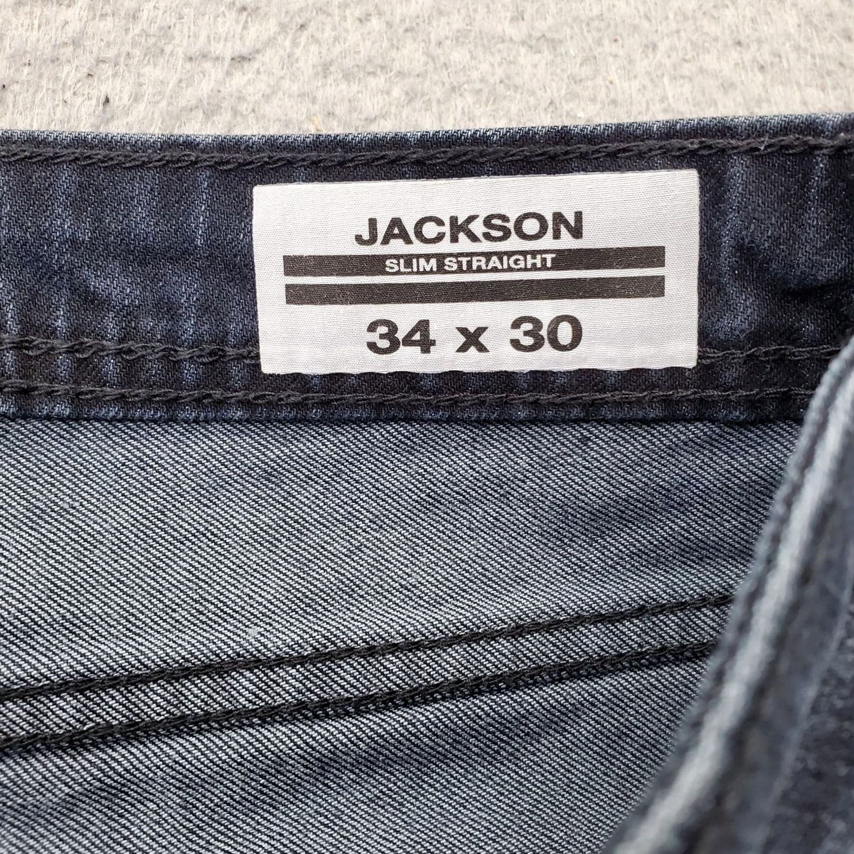 Buffalo David Bitton Buffalo Mens Jeans 34x30 Blue Denim Dark Wash Buffalo David Bitton Jackson Slim Straight Jeans Mens 34x30 Blue Denim Dark Wash Size US 34 / EU 50 - 7 Thumbnail
