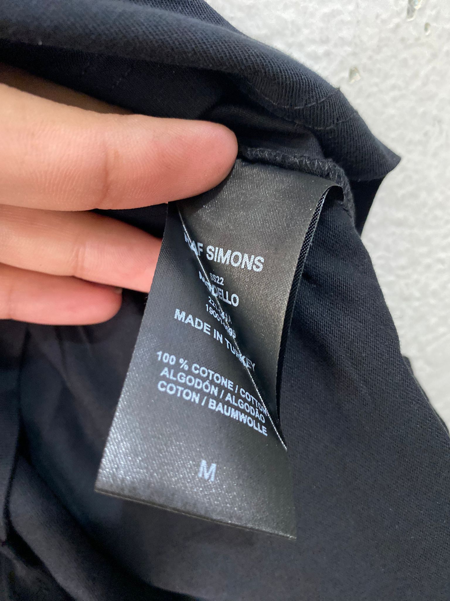 Raf Simons Black Doubled Ultrascept T-Shirt Size US M / EU 48-50 / 2 - 6 Thumbnail