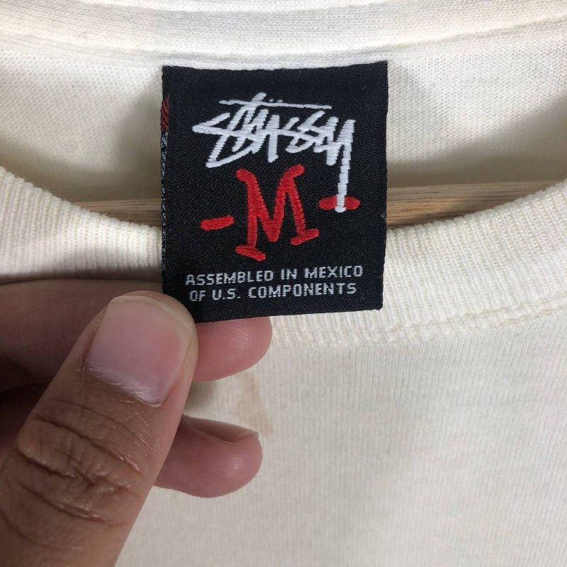 Stussy × Vintage Vintage Stussy Long Sleeve T-shirt Size US M / EU 48-50 / 2 - 7 Thumbnail