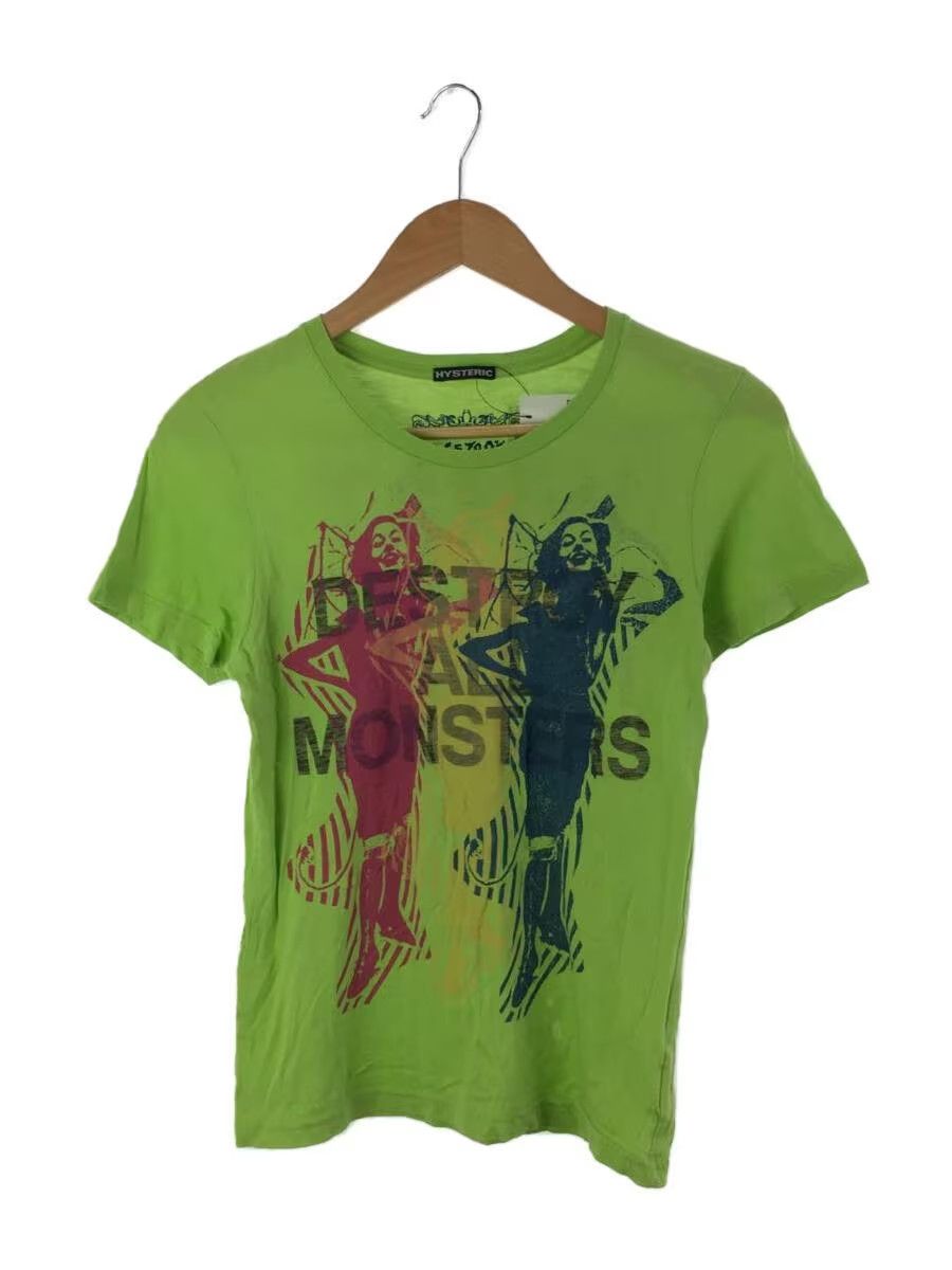 image of Hysteric Glamour "destroy All Monsters" Tee in Green, Men's (Size Small)