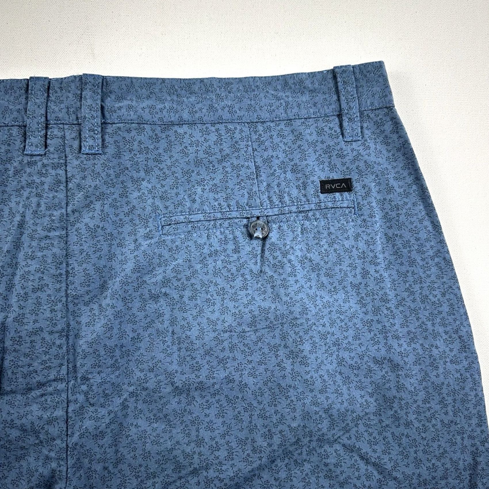 RVCA RVCA Nature X Industry Chino Shorts Blue Floral Print Adult Mens 38 NWT Size US 38 / EU 54 - 3 Thumbnail