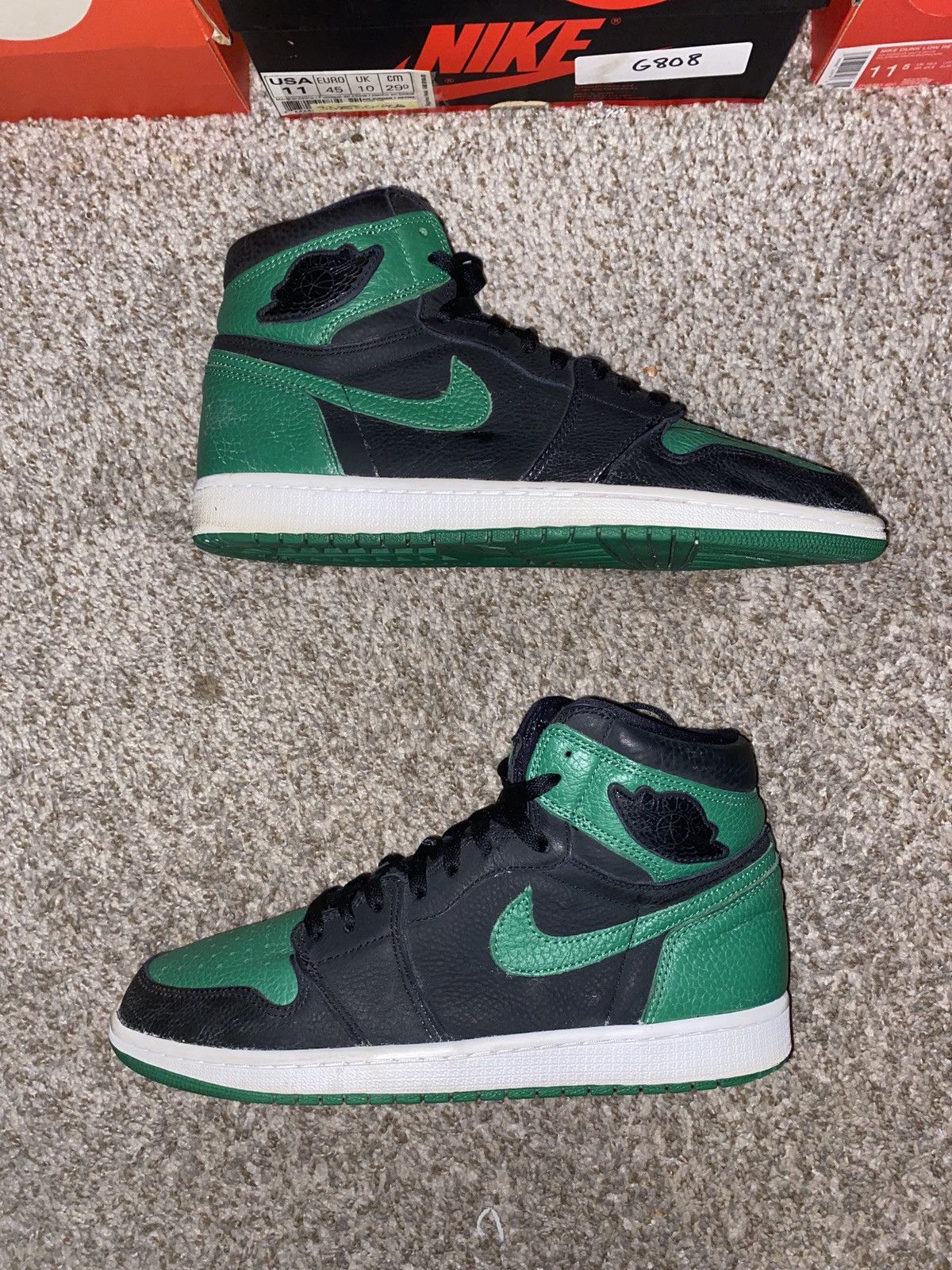 Jordan Brand × Nike Air Jordan 1 Retro High OG ‘Pine Green 2.0’ Size US 10.5 / EU 43-44 - 1 Thumbnail
