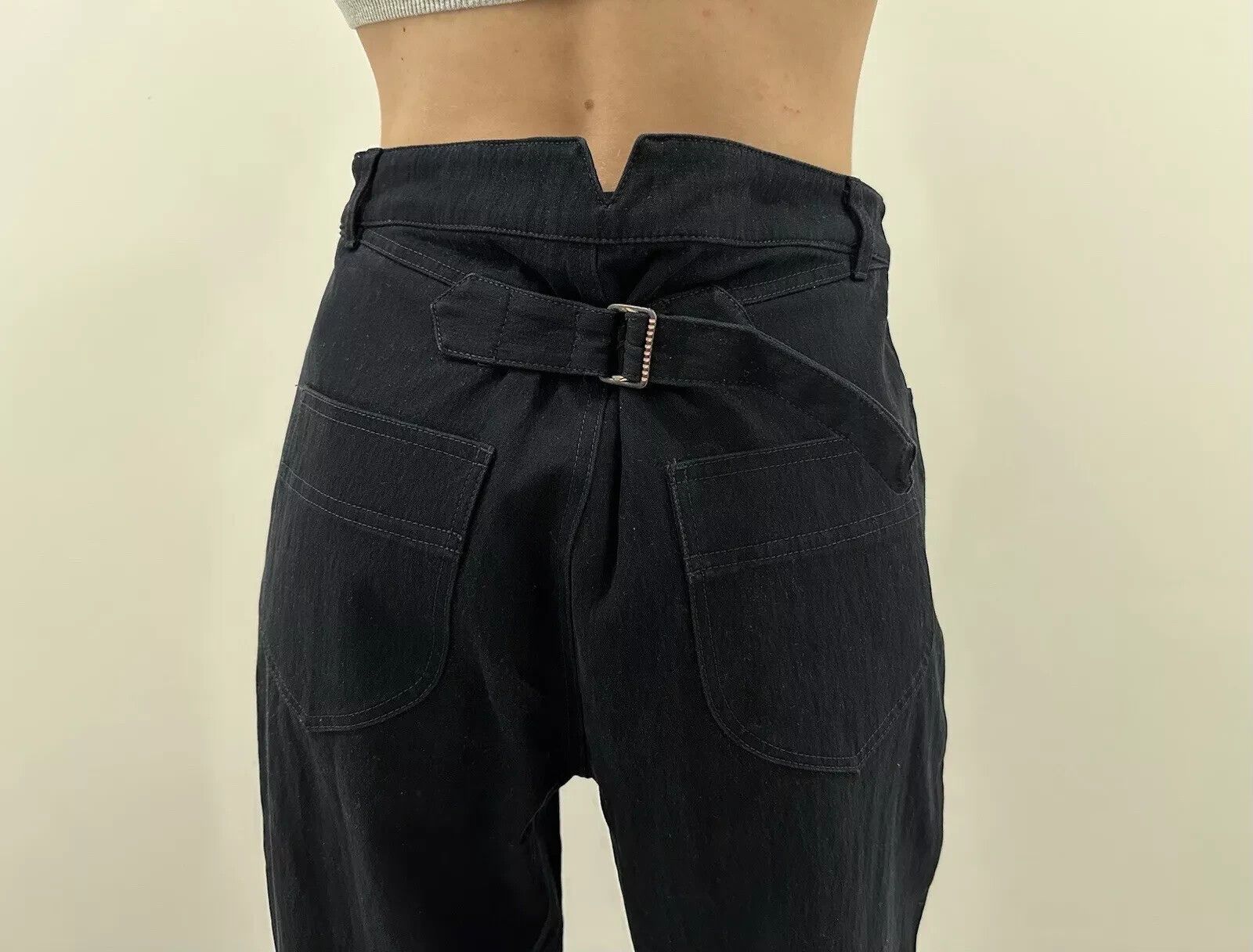 See by Chloe See By Chloe Womens Pants Trousers Black High Waist size 36 Size 25" / US 0 / IT 36 - 13 Thumbnail