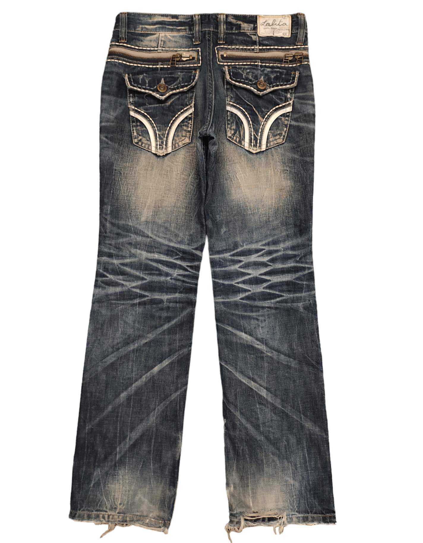 Vintage Y2k Lolita Distress Faded Jeans True Religion Styles