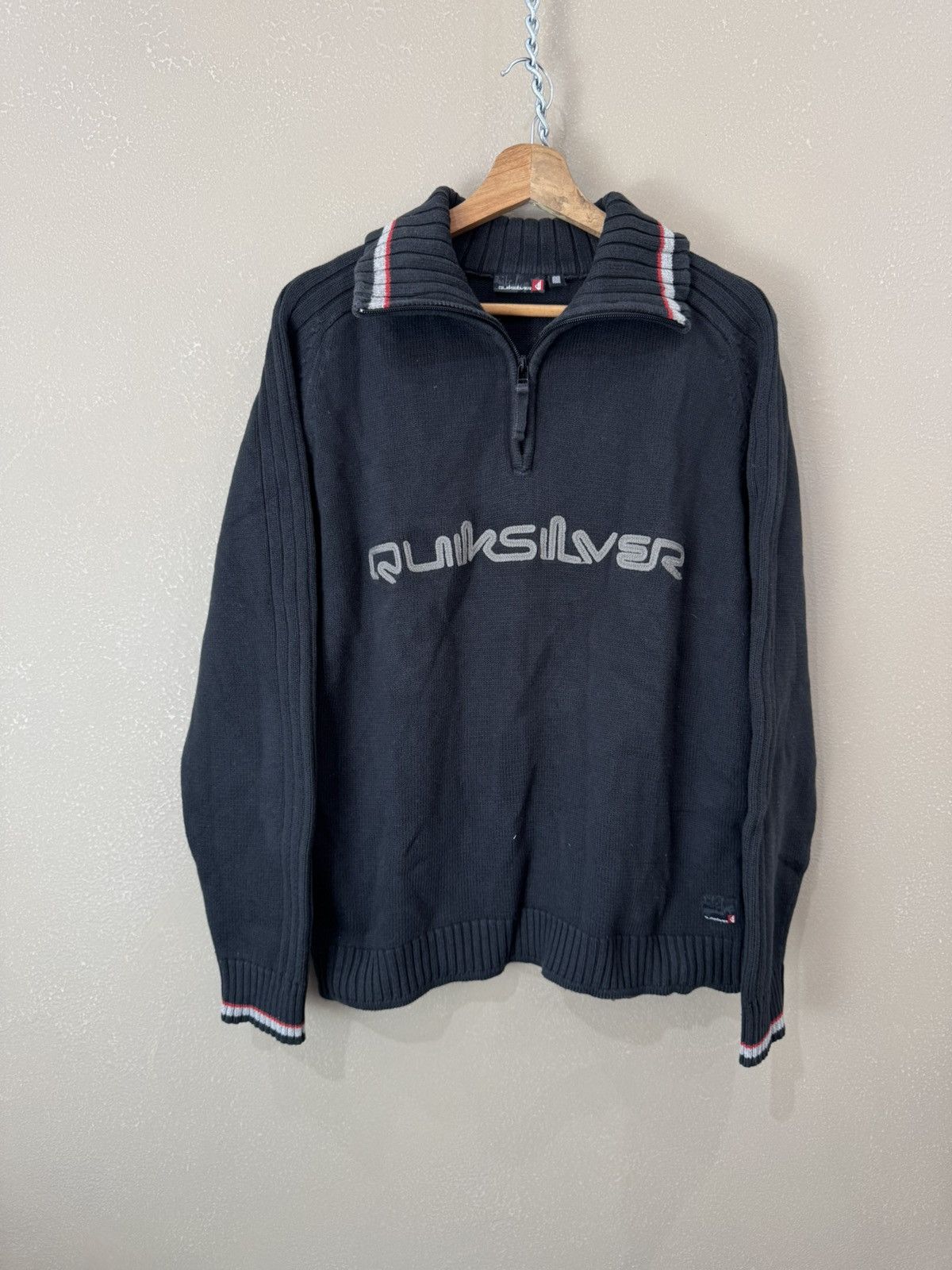 Quicksilver Quiksilver 90s Sweater Knitwear M Vintage Rare Usa France Size US M / EU 48-50 / 2 - 1 Thumbnail