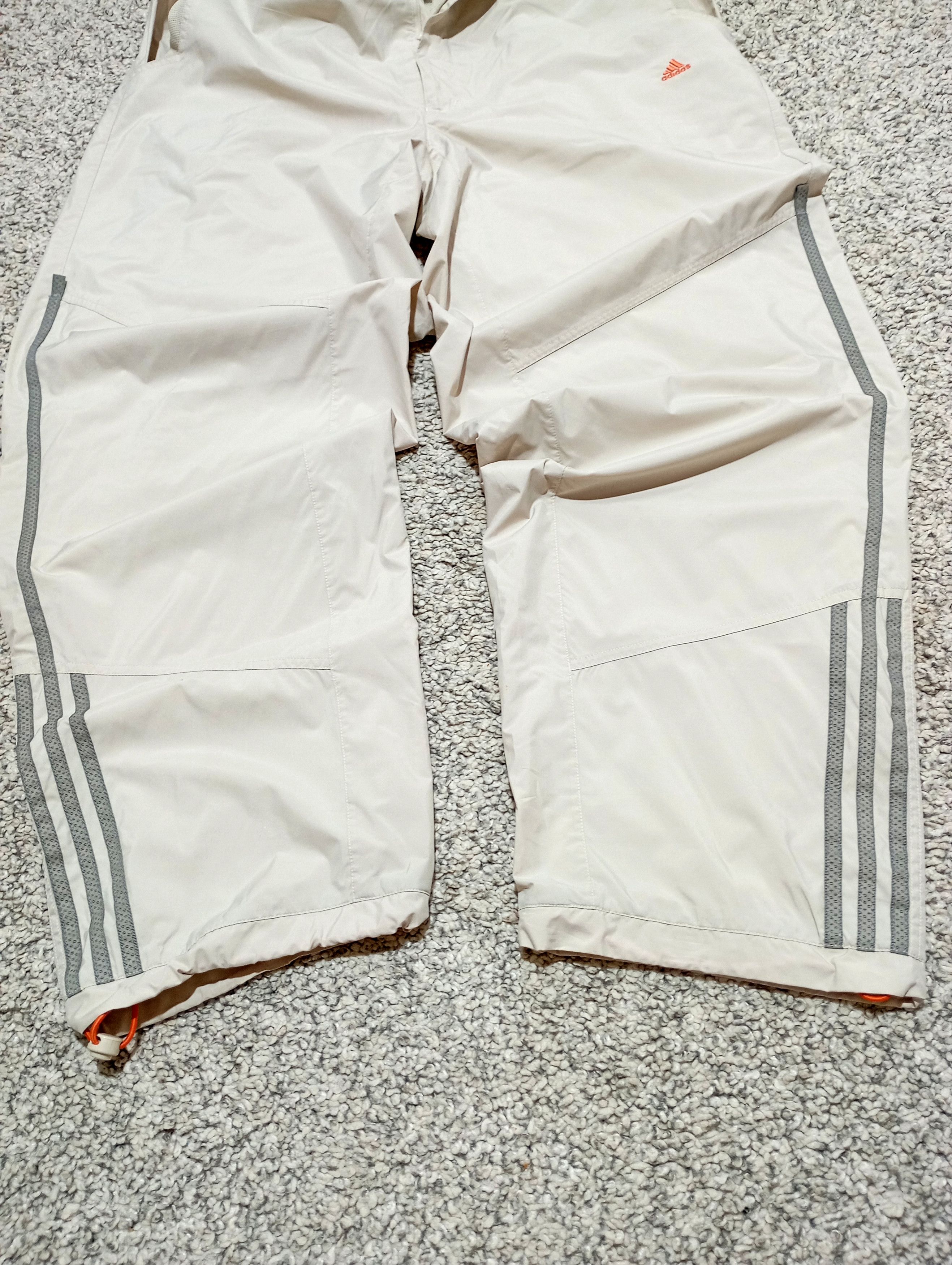 Adidas Adidas 00s Vintage Nylon Baggy Drill Joggers Pants Y2K Size US 33 - 8 Thumbnail